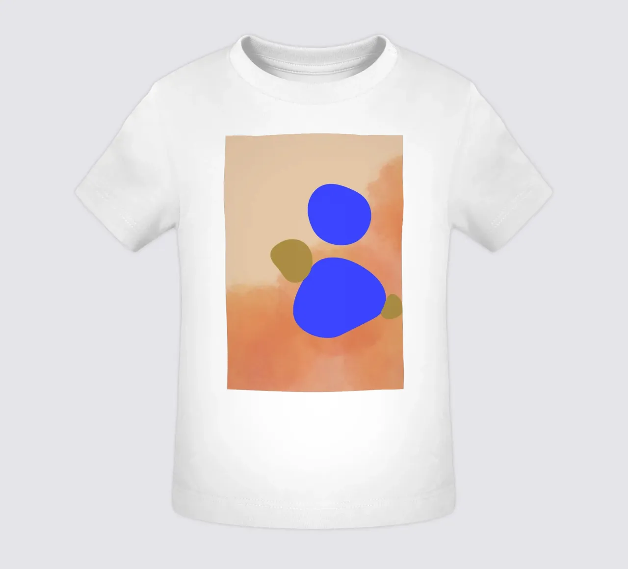 Modern Abstract Art Print | Minimalist Wall Decor | Digital baby t-shirt by PrintCessStudio