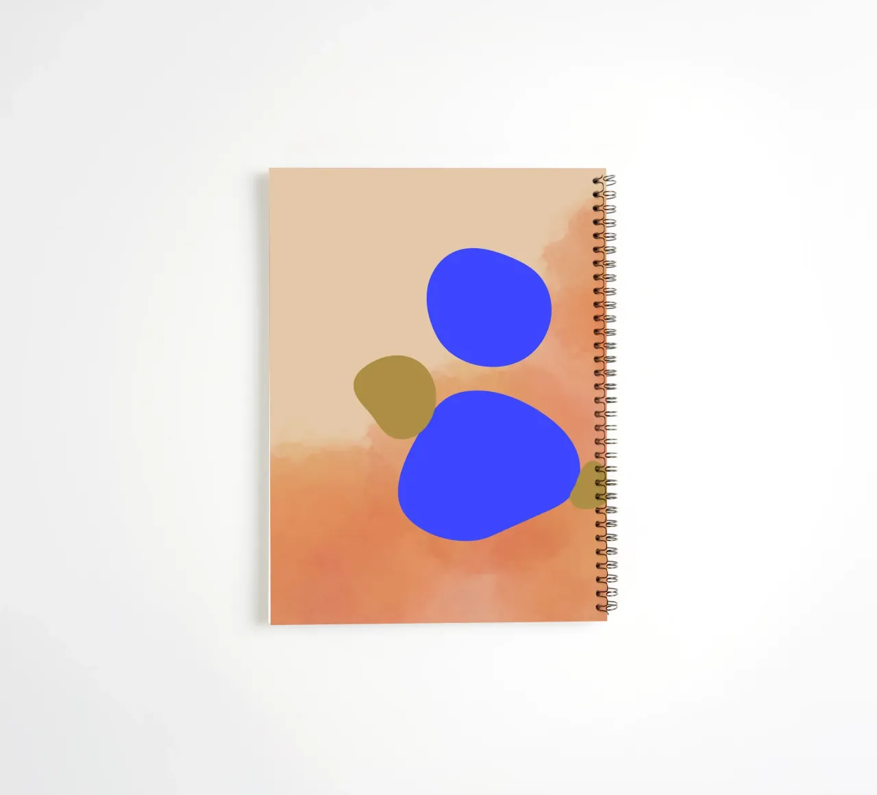 Modern Abstract Art Print | Minimalist Wall Decor | Digital spiral notebook by PrintCessStudio