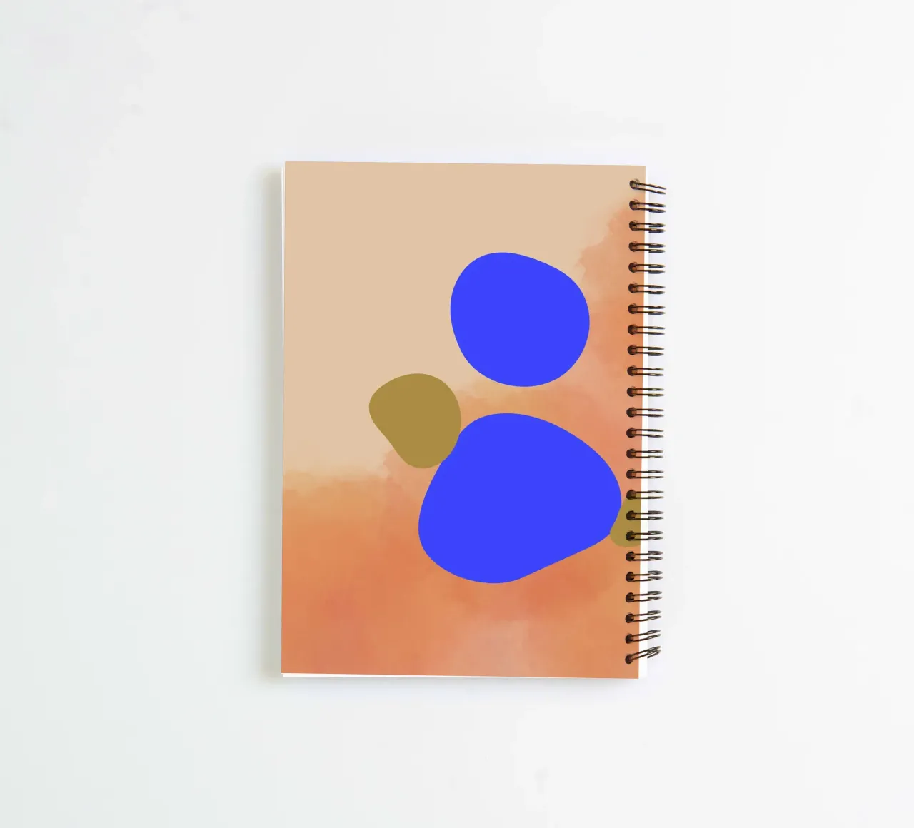 Modern Abstract Art Print | Minimalist Wall Decor | Digital spiral notebook by PrintCessStudio