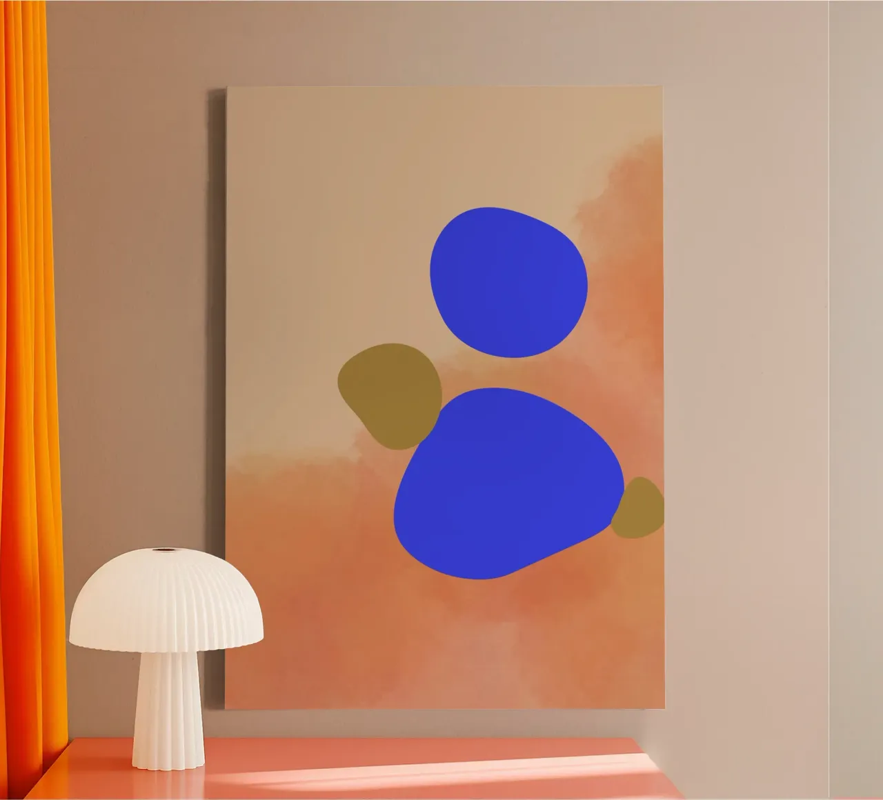Modern Abstract Art Print | Minimalist Wall Decor | Digital canvas by PrintCessStudio