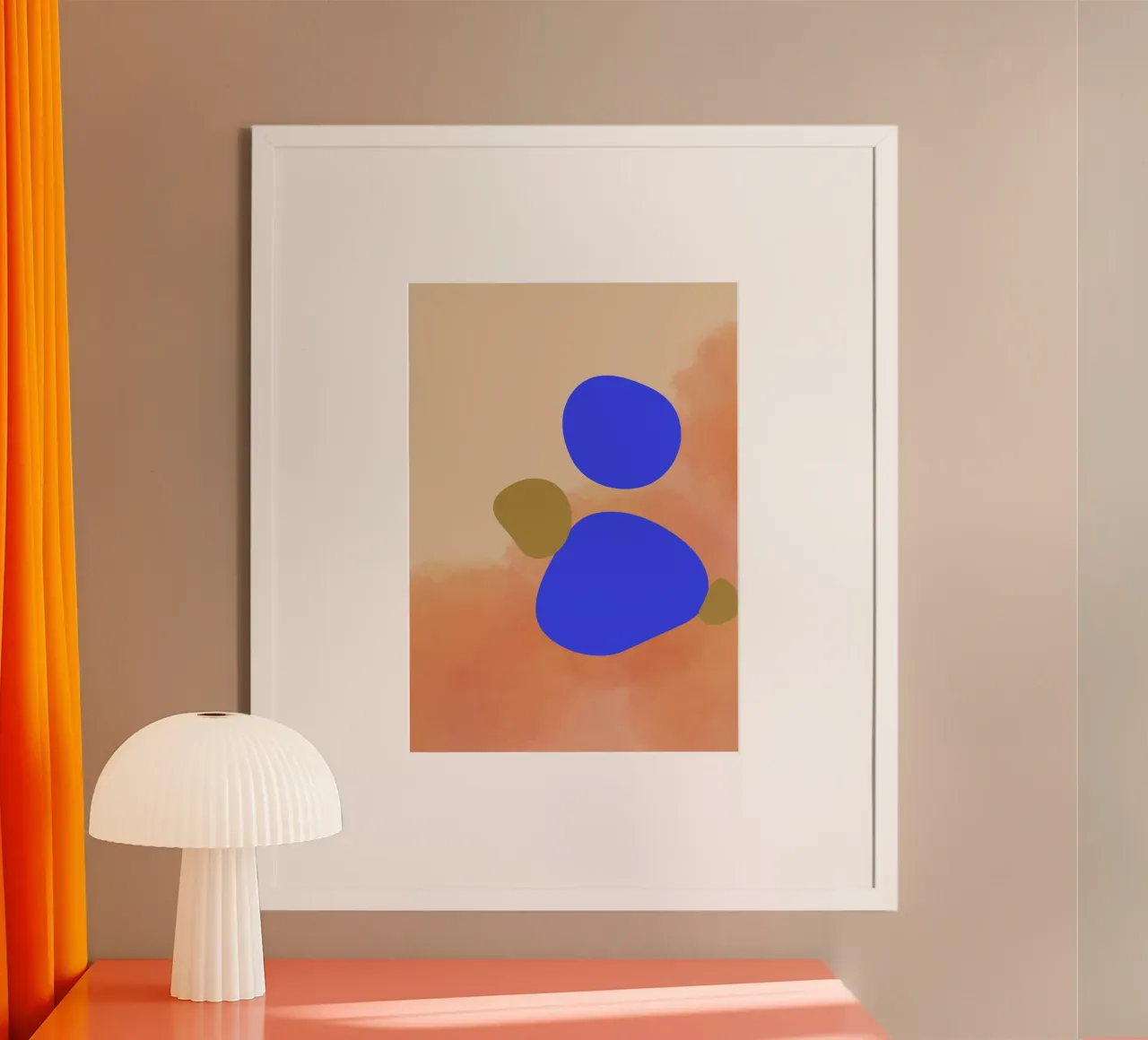 Modern Abstract Art Print | Minimalist Wall Decor | Digital poster by PrintCessStudio