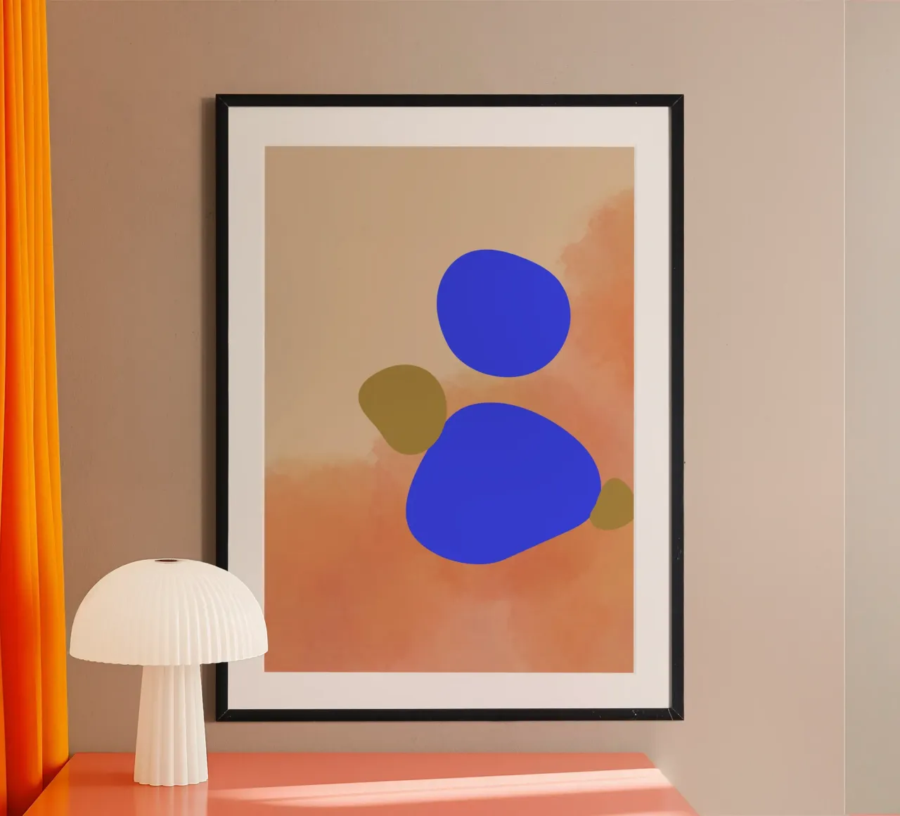 Modern Abstract Art Print | Minimalist Wall Decor | Digital poster by PrintCessStudio