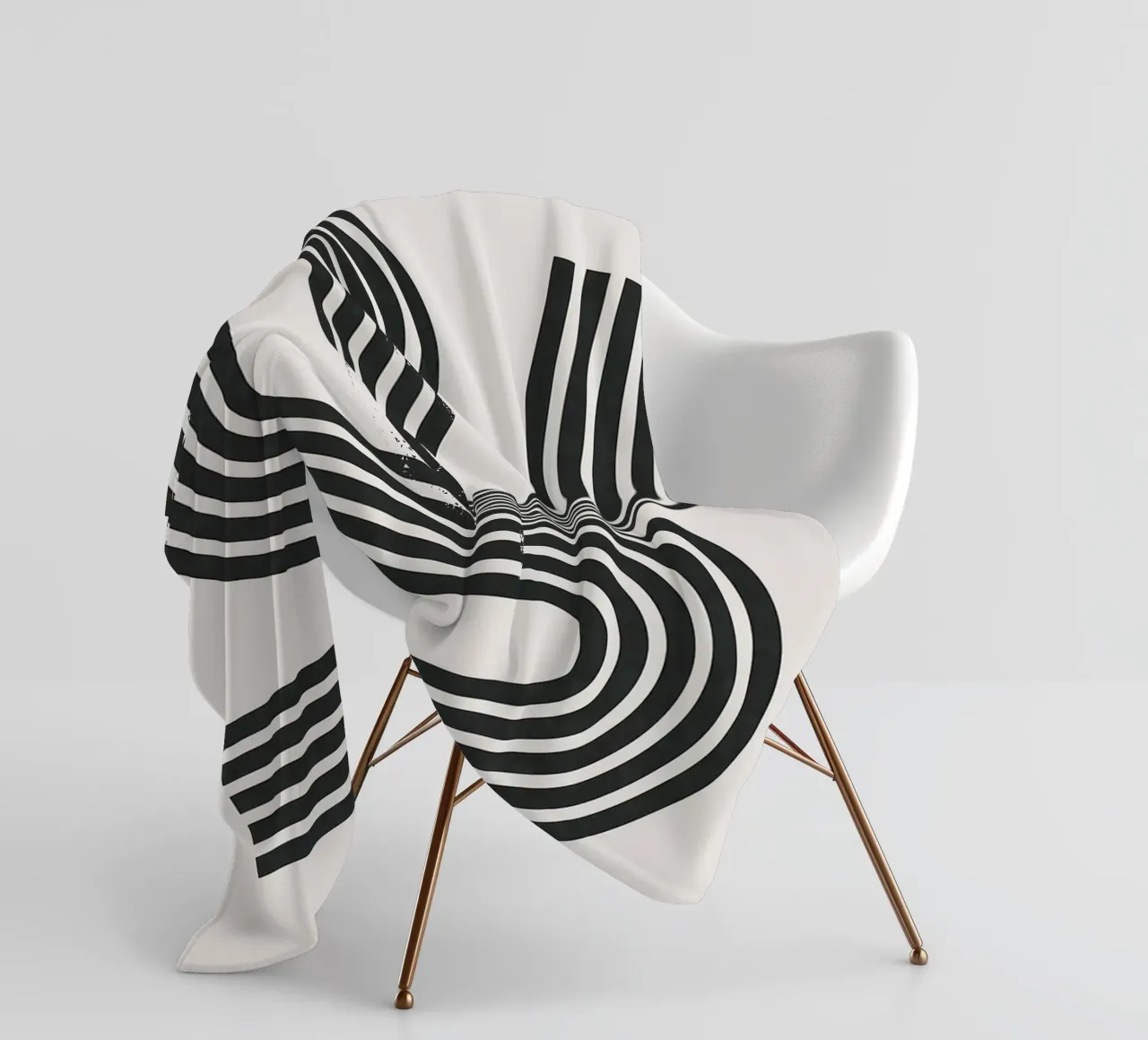 Linee minimaliste coperta in pile da Rick Thompson