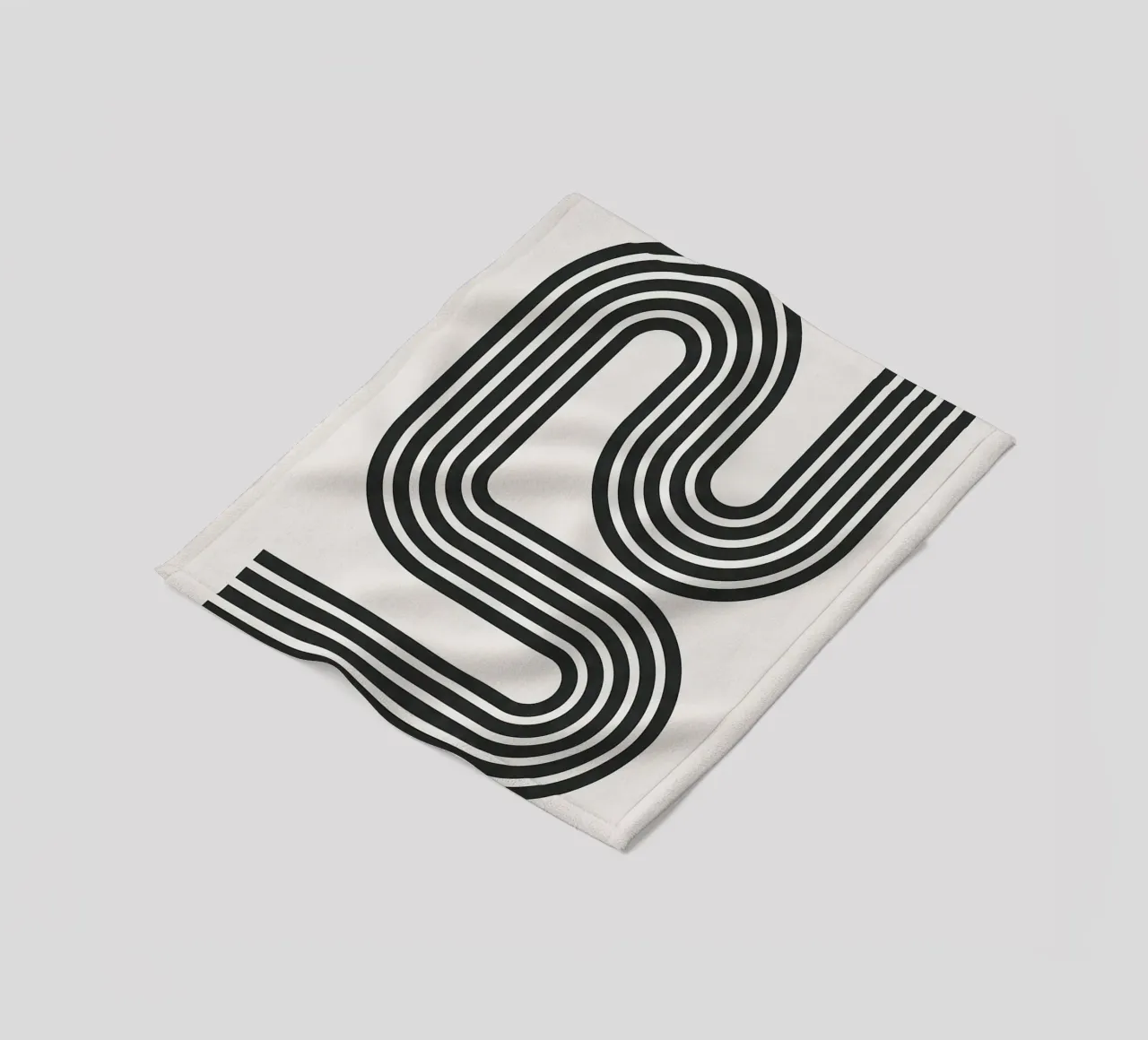 Linee minimaliste coperta in pile da Rick Thompson