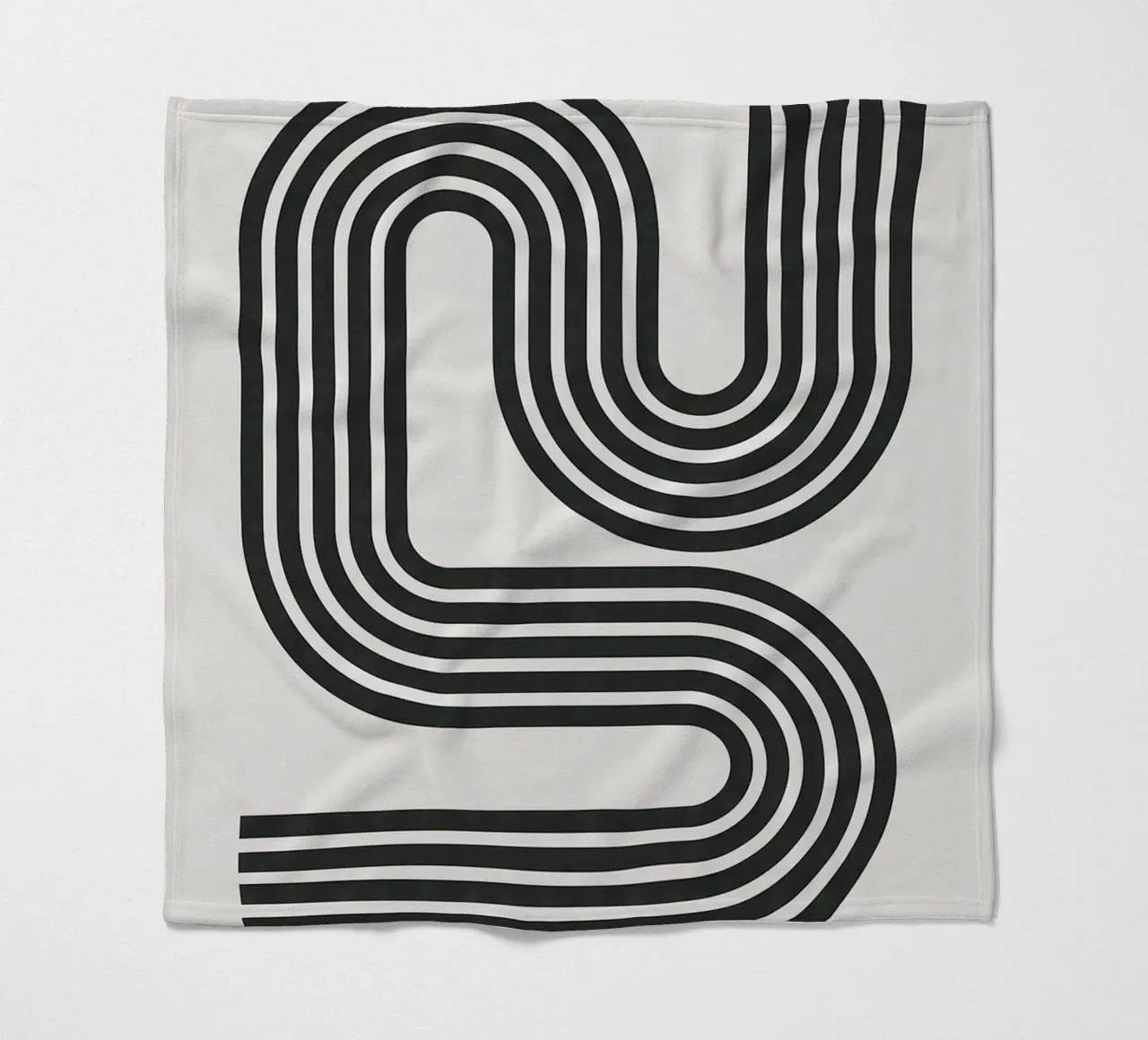 Linee minimaliste coperta in pile da Rick Thompson