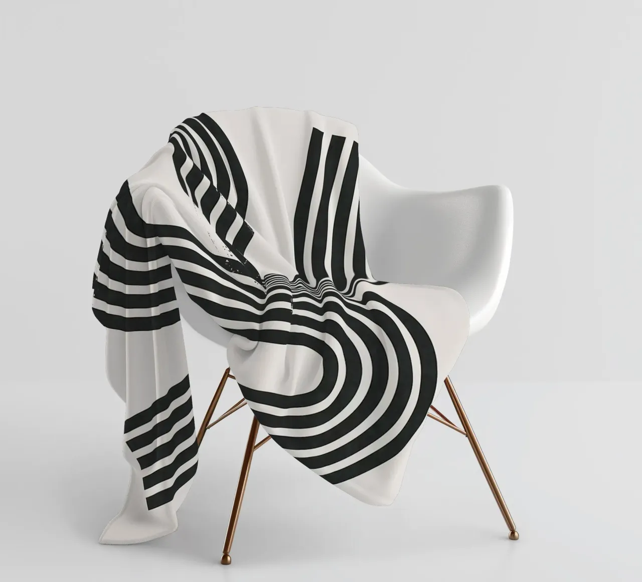 Linee minimaliste coperta in pile da Rick Thompson