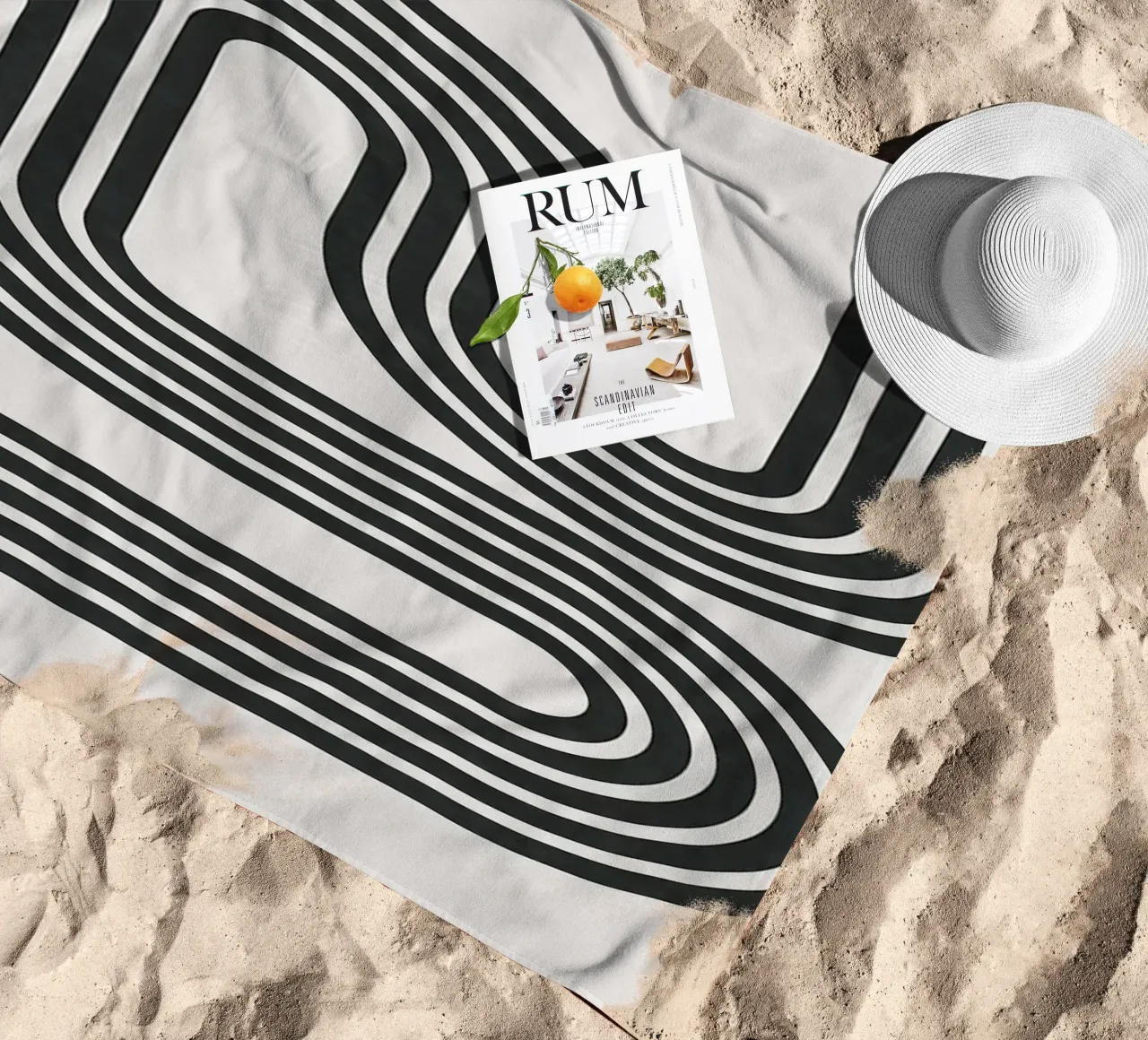 Linee minimaliste telo mare da Rick Thompson