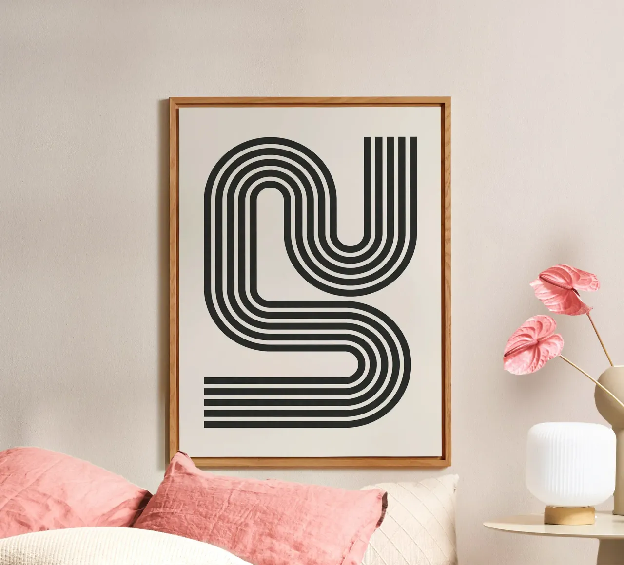 Linee minimaliste alluminio dibond da Rick Thompson