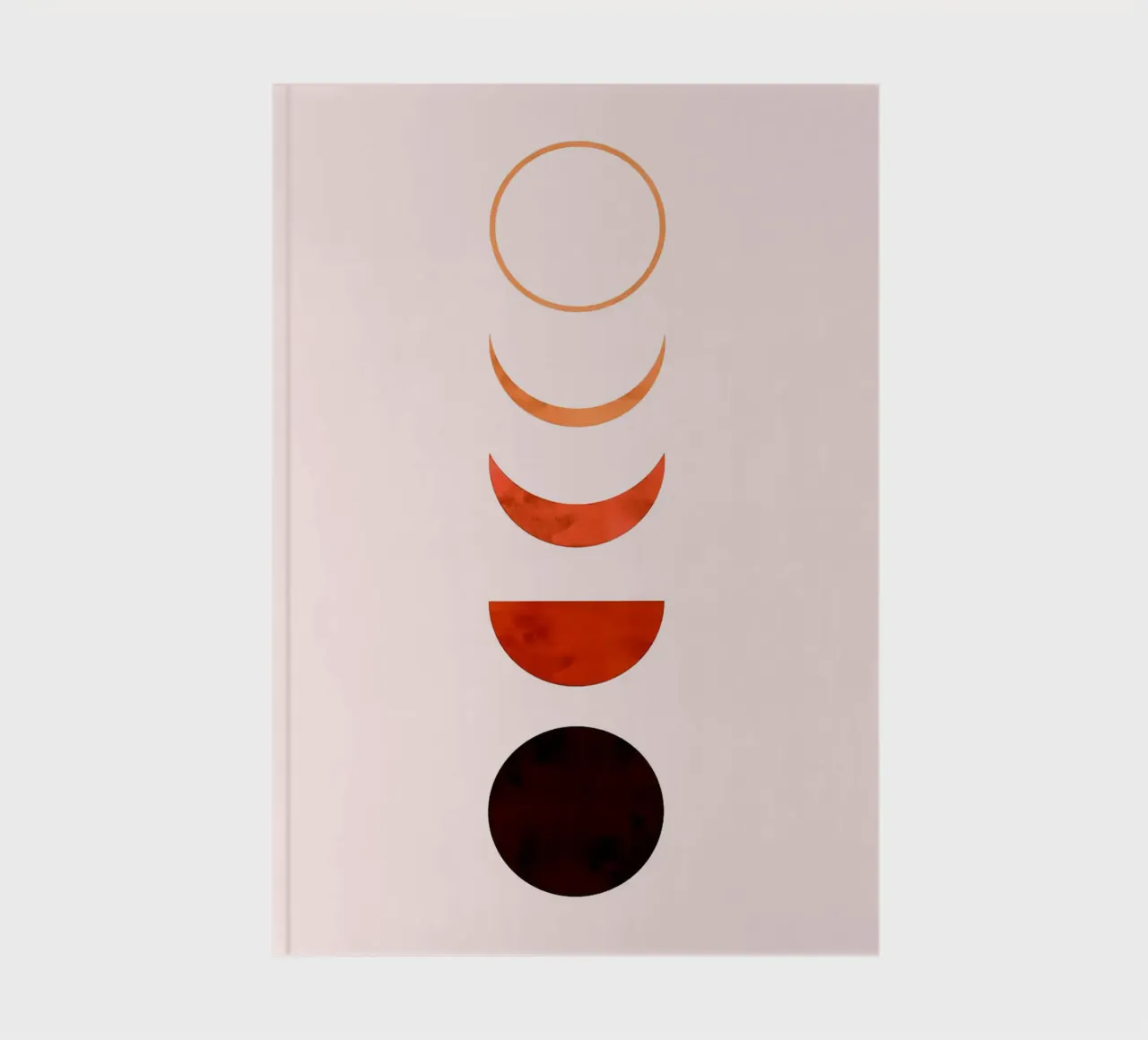 Minimalist lines notebook by Rick Thompson