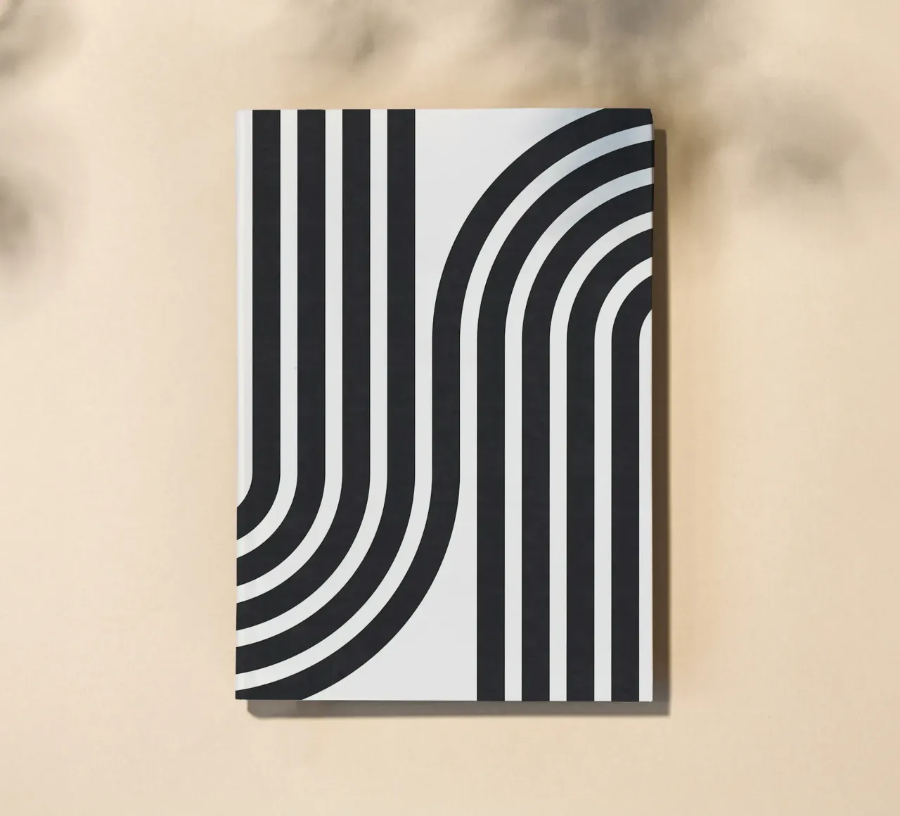 Minimalist lines notebook by Rick Thompson