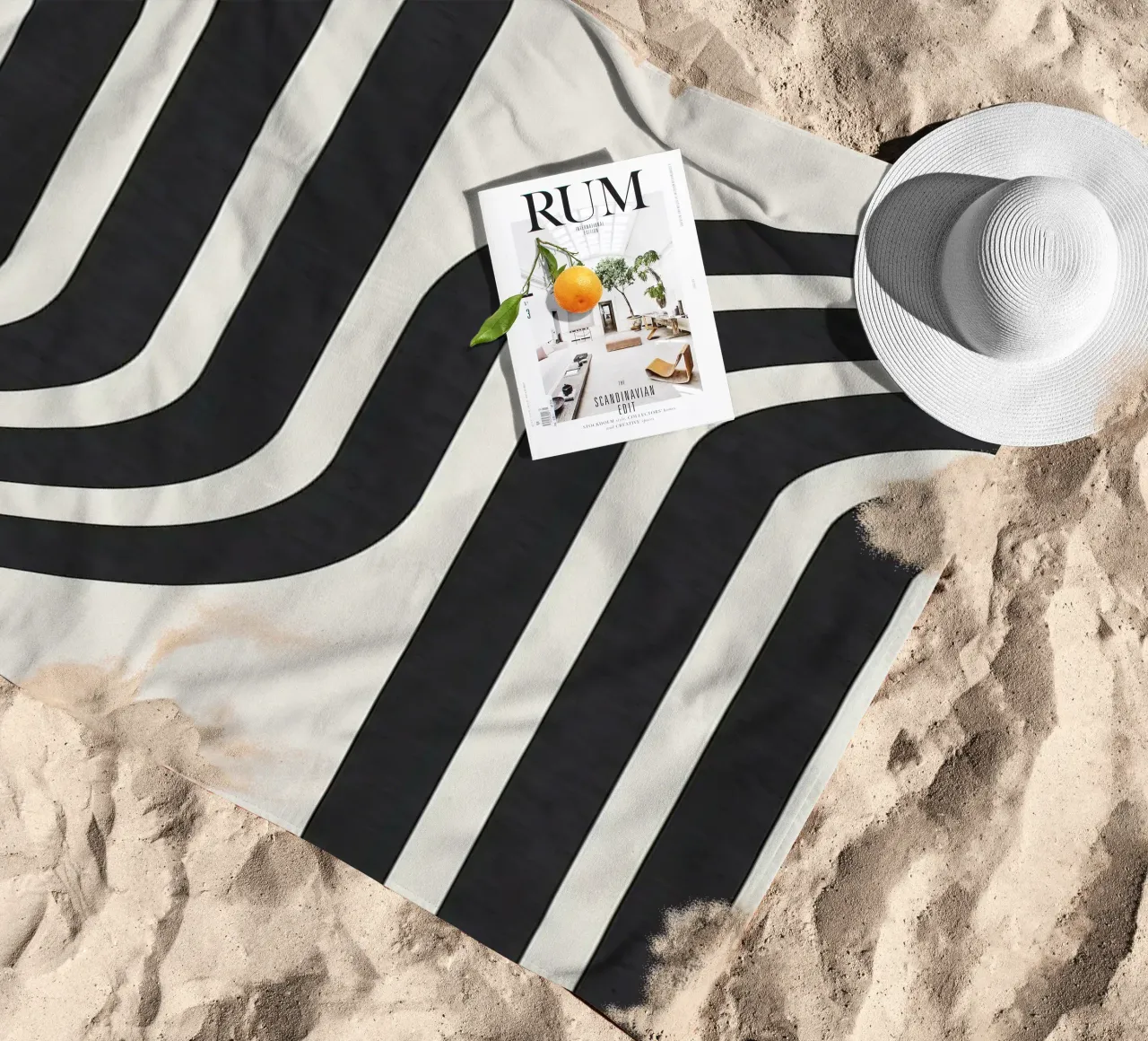Linee minimaliste telo mare da Rick Thompson