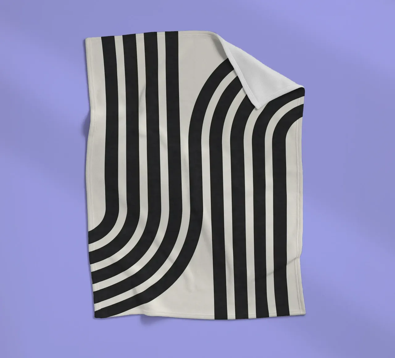 Linee minimaliste coperta in pile da Rick Thompson