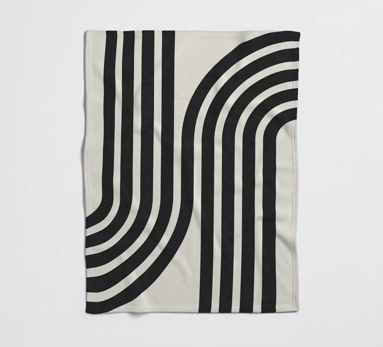 Linee minimaliste coperta in pile da Rick Thompson