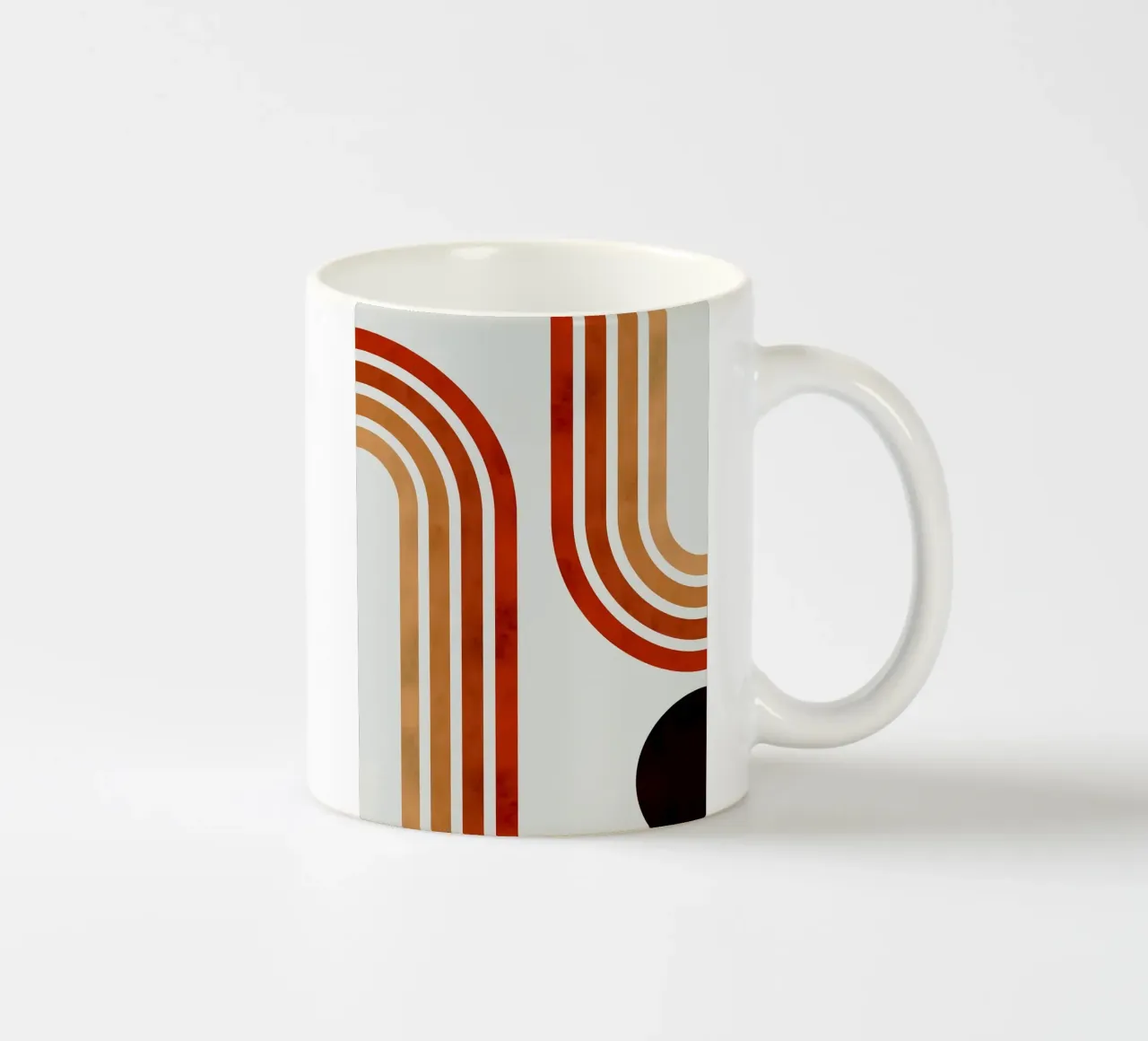 Linee minimaliste tazza in ceramica da Rick Thompson