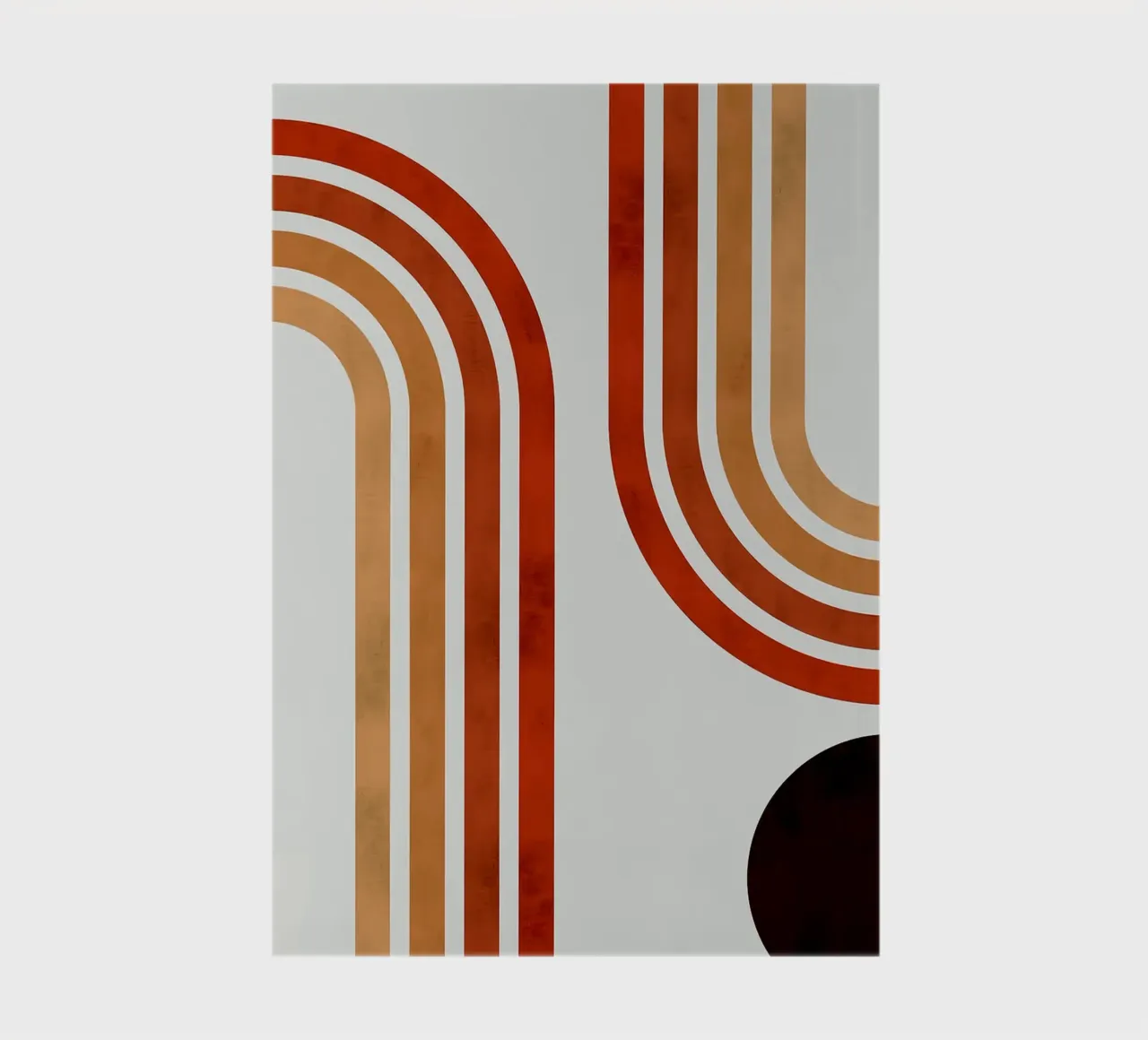 Minimalist lines notebook by Rick Thompson