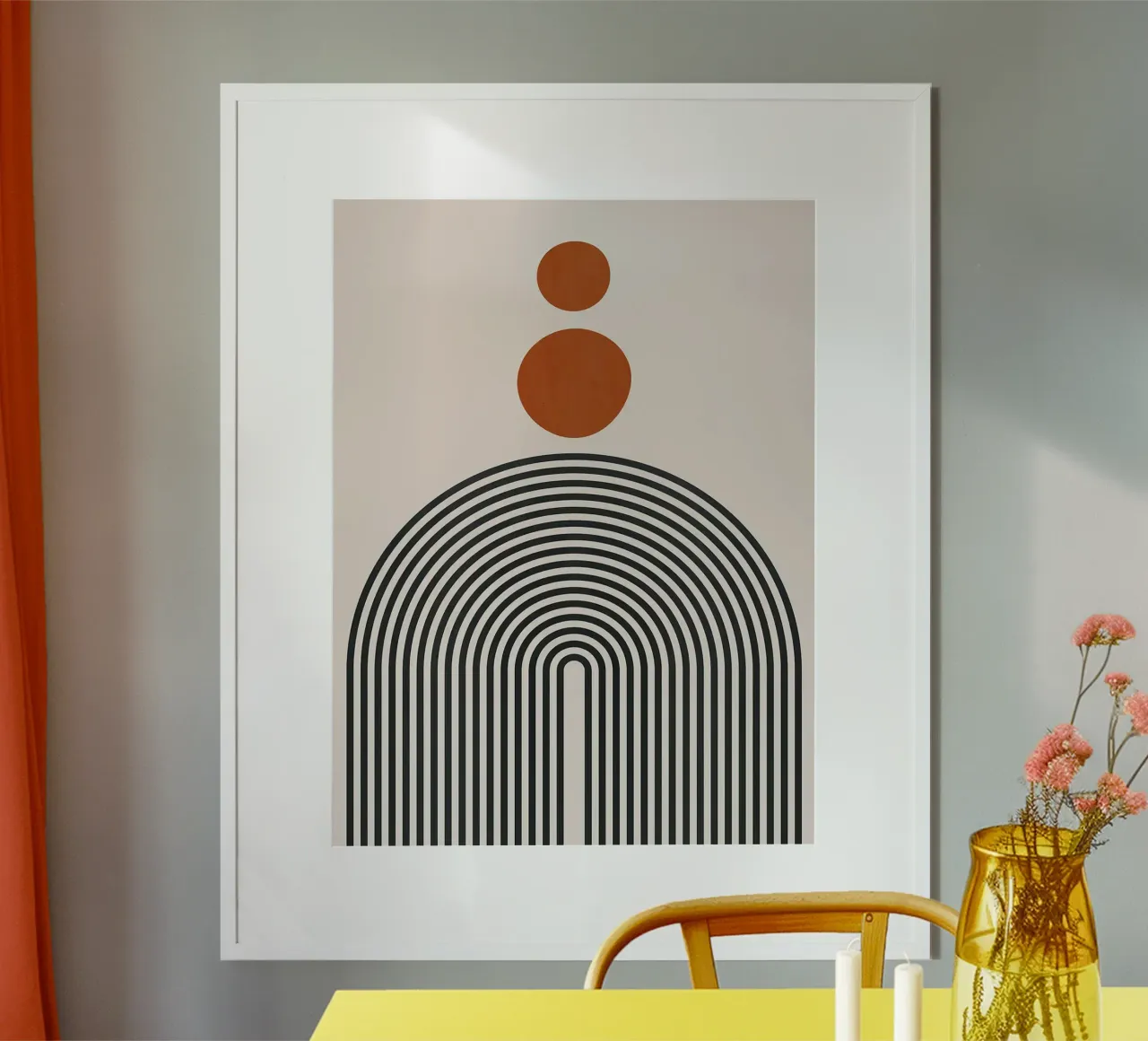 Figure minimaliste poster da Rick Thompson