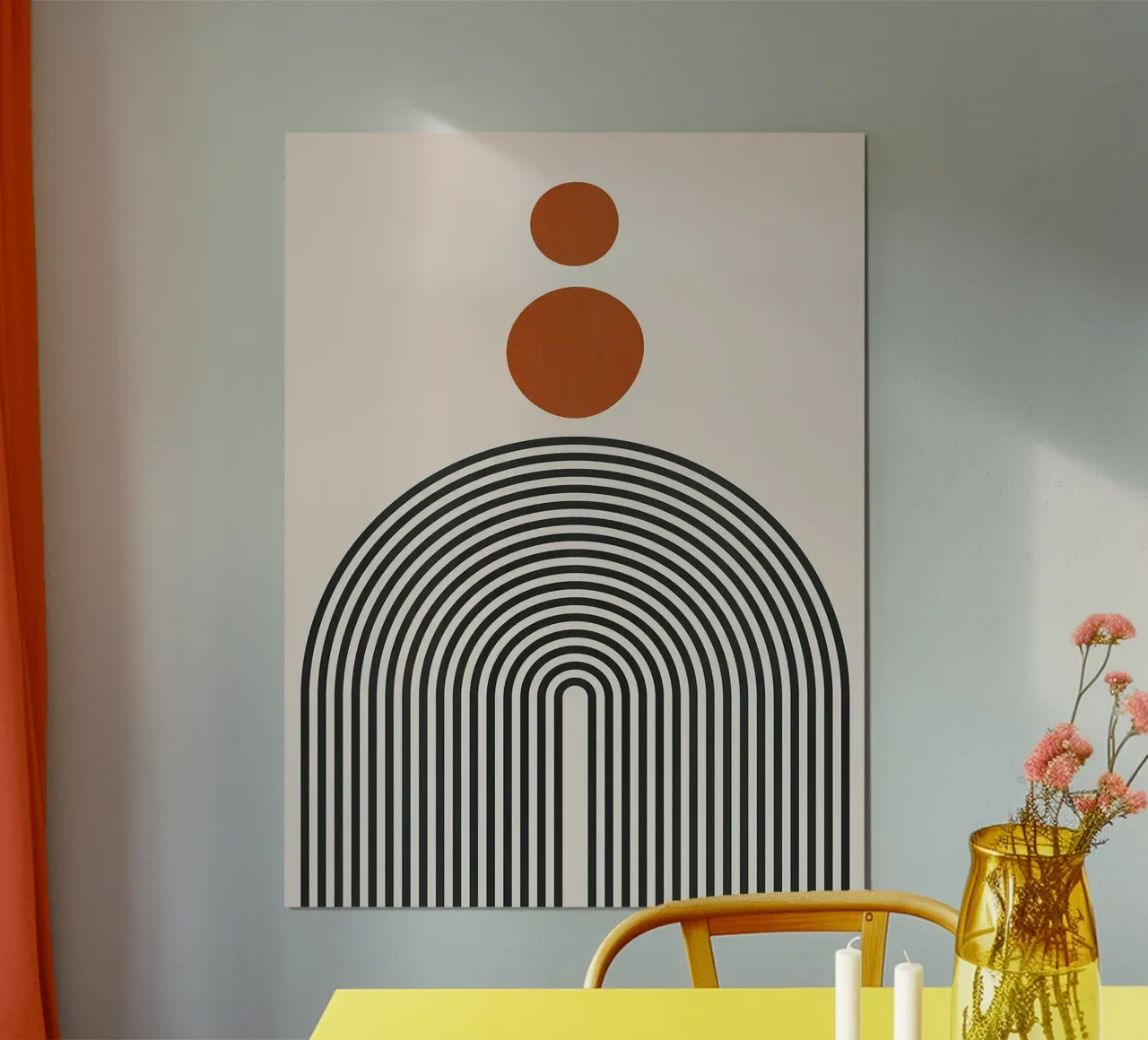 Figure minimaliste poster da Rick Thompson