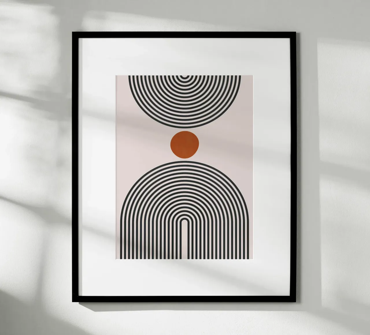 Figure minimaliste poster con telaio in plastica da Rick Thompson
