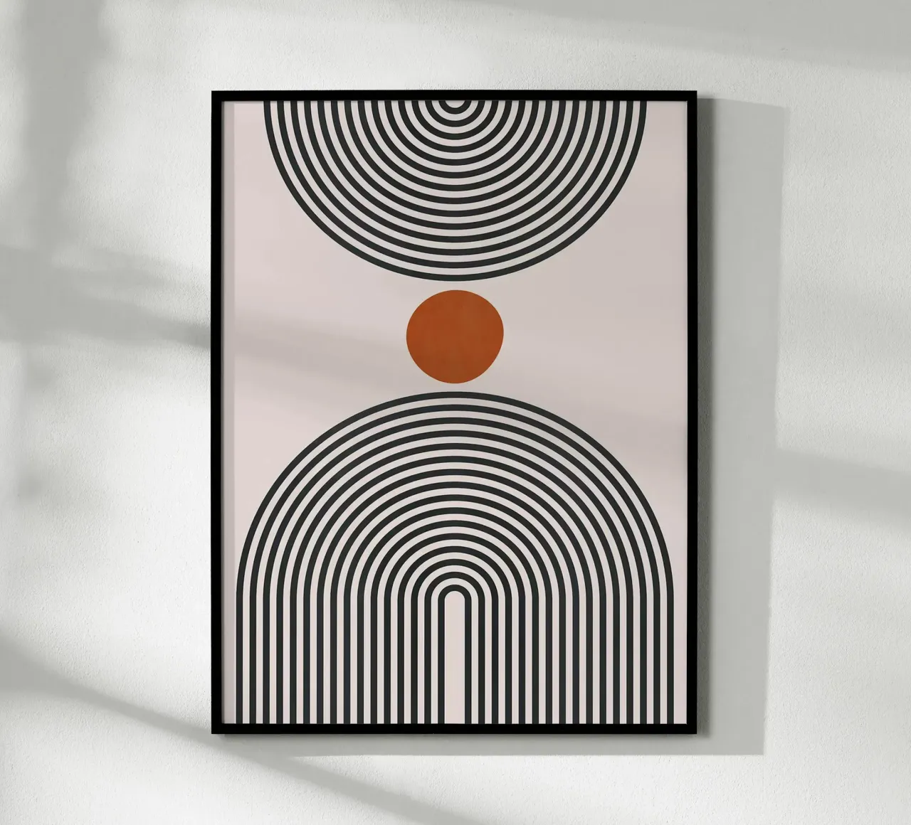 Figure minimaliste poster con telaio in plastica da Rick Thompson