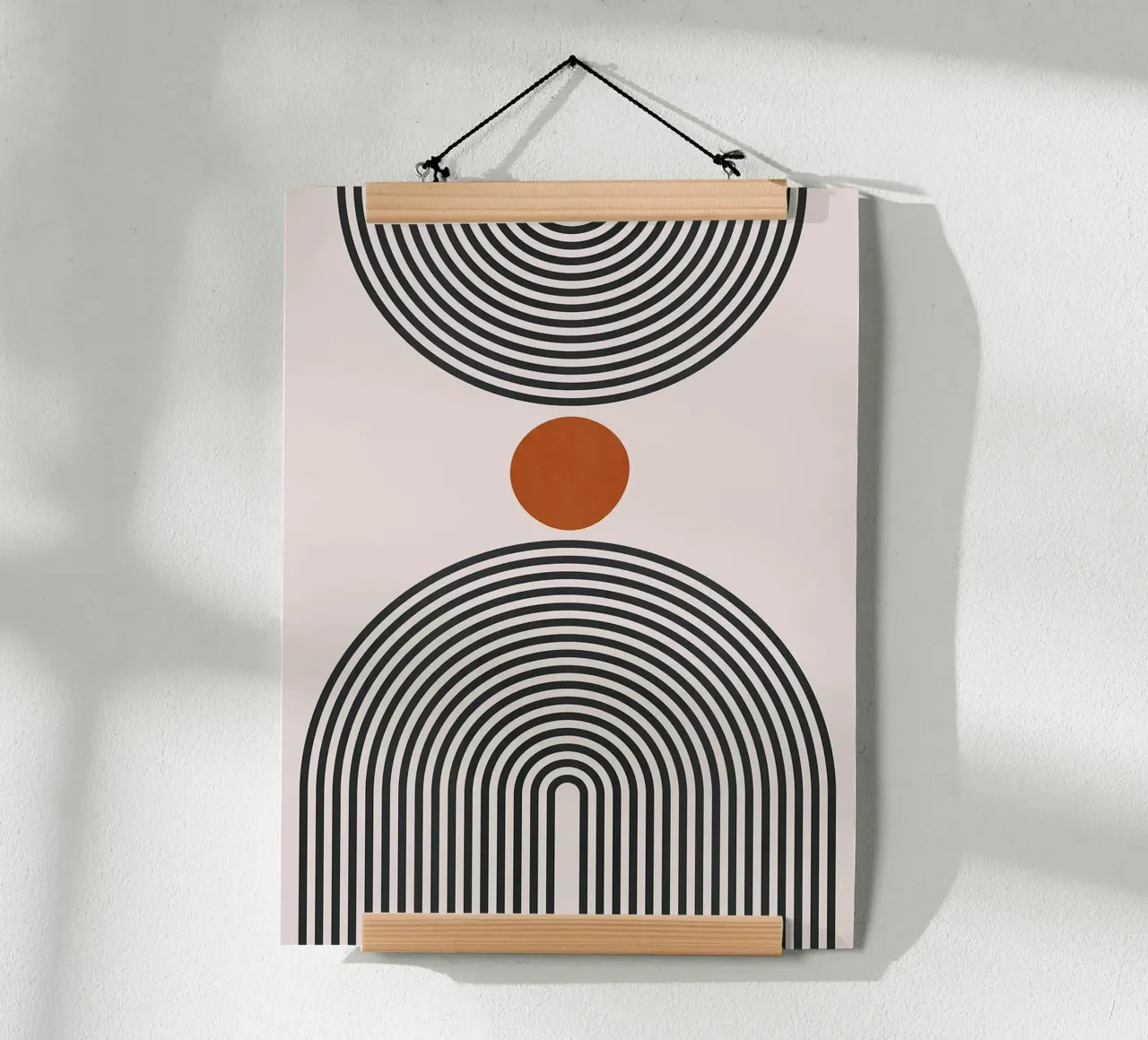 Figure minimaliste poster con telaio in plastica da Rick Thompson