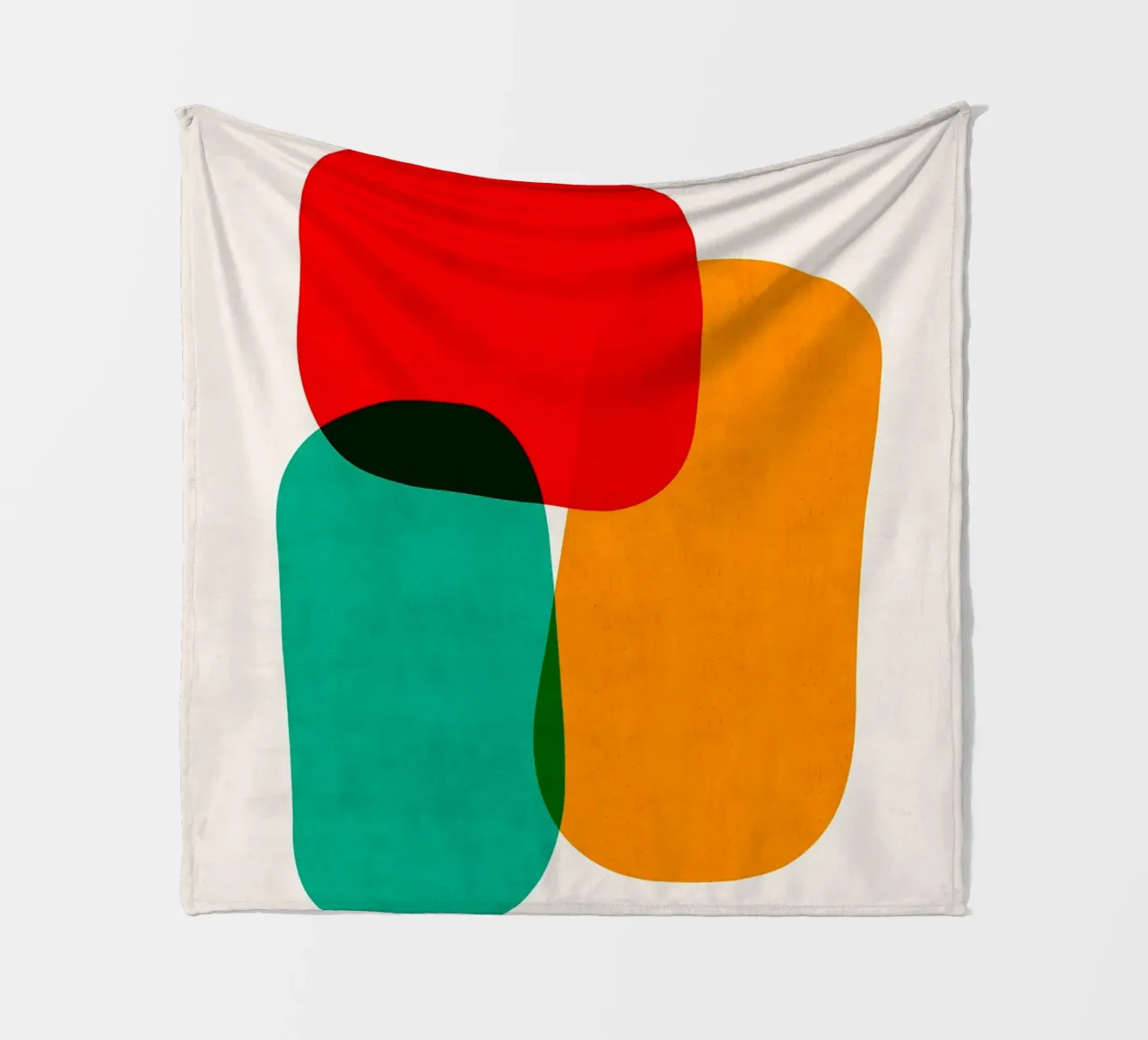 Forme colorate coperta in pile da Rick Thompson