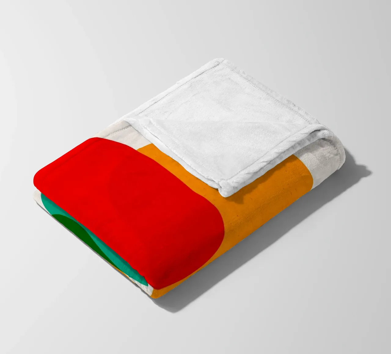 Forme colorate coperta in pile da Rick Thompson