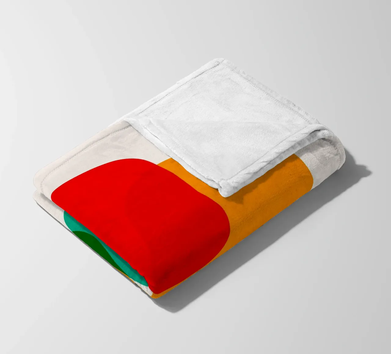 Forme colorate coperta in pile da Rick Thompson