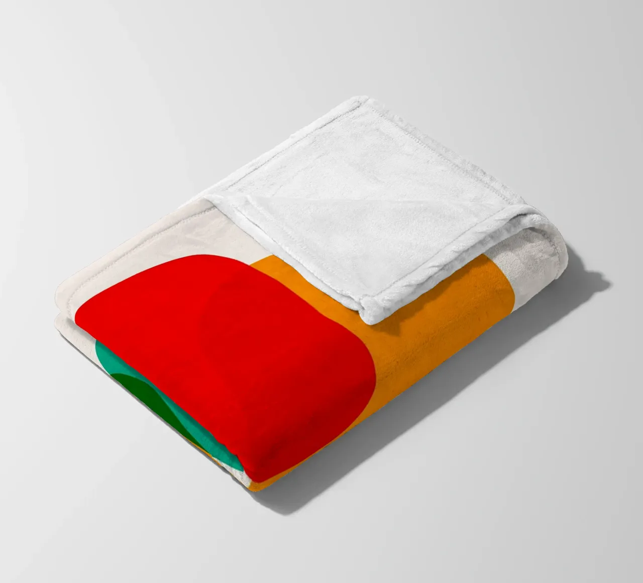 Forme colorate coperta in pile da Rick Thompson