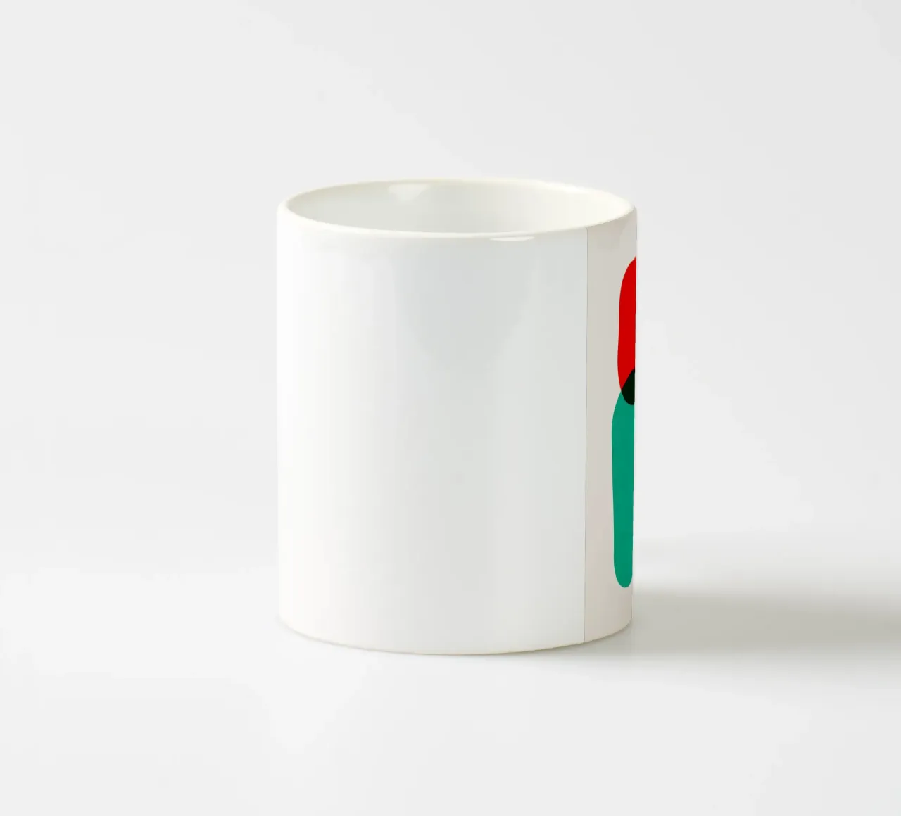 Forme colorate tazza in ceramica da Rick Thompson