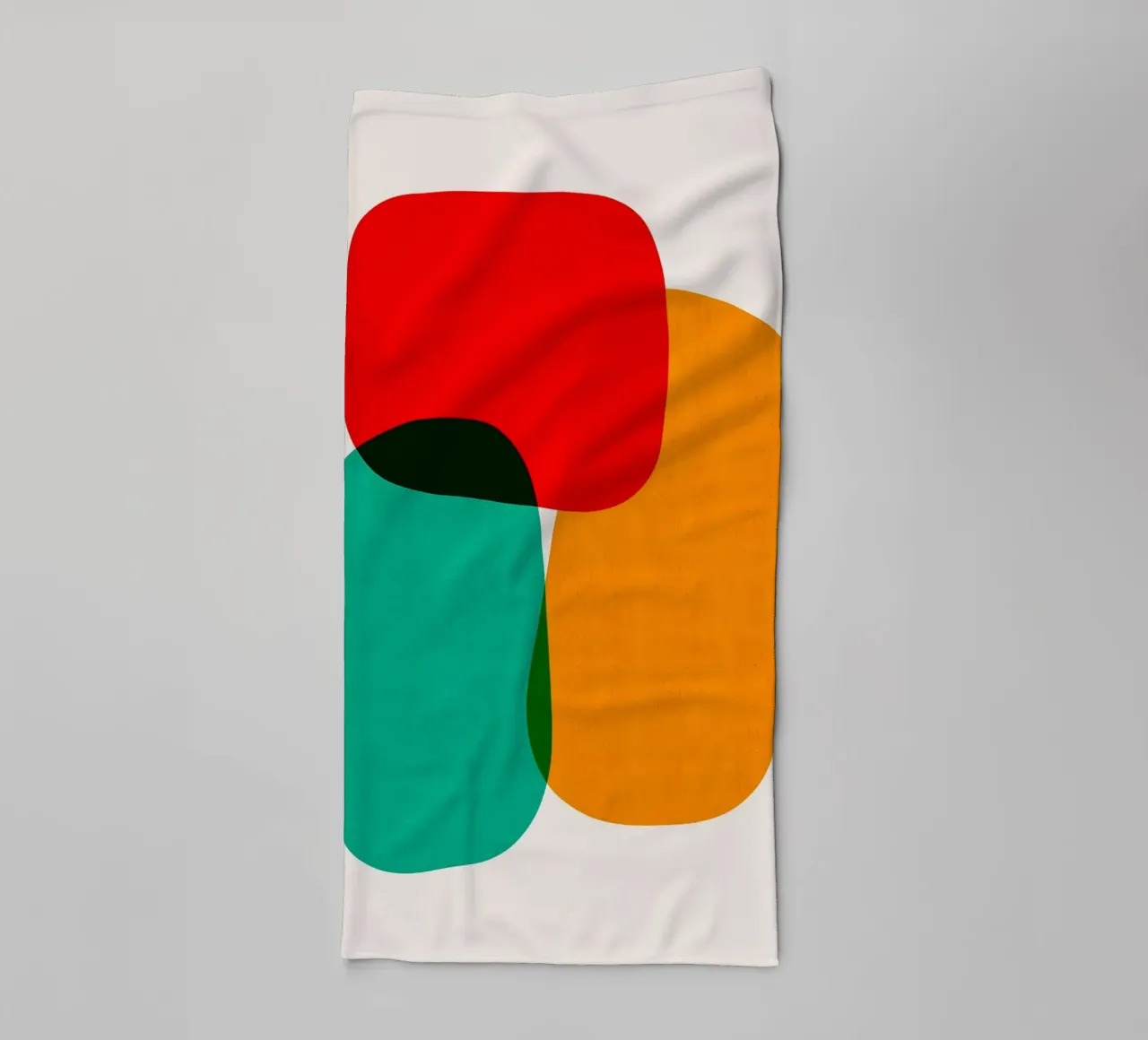 Forme colorate asciugamano da bagno da Rick Thompson