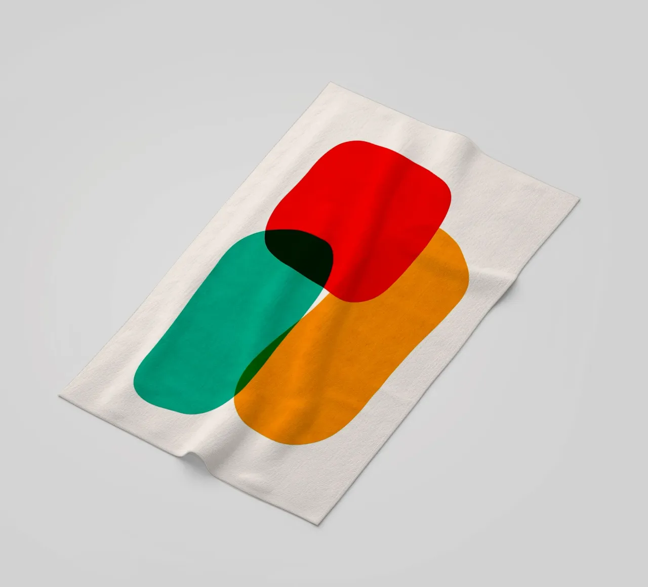 Forme colorate telo mare da Rick Thompson