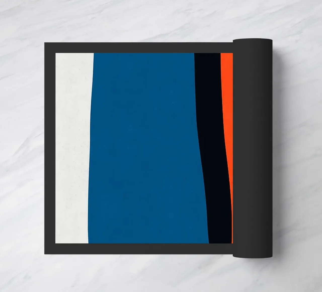 blu e rosso zerbino da Rick Thompson