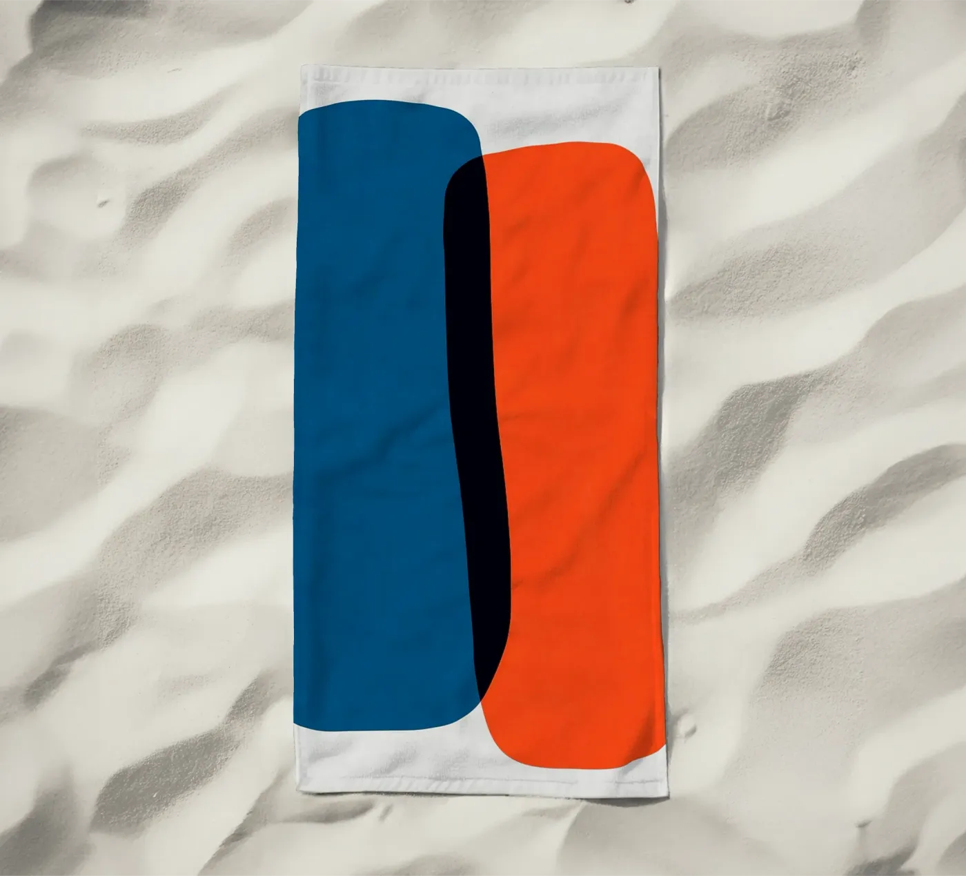 blue and red telo mare da Rick Thompson