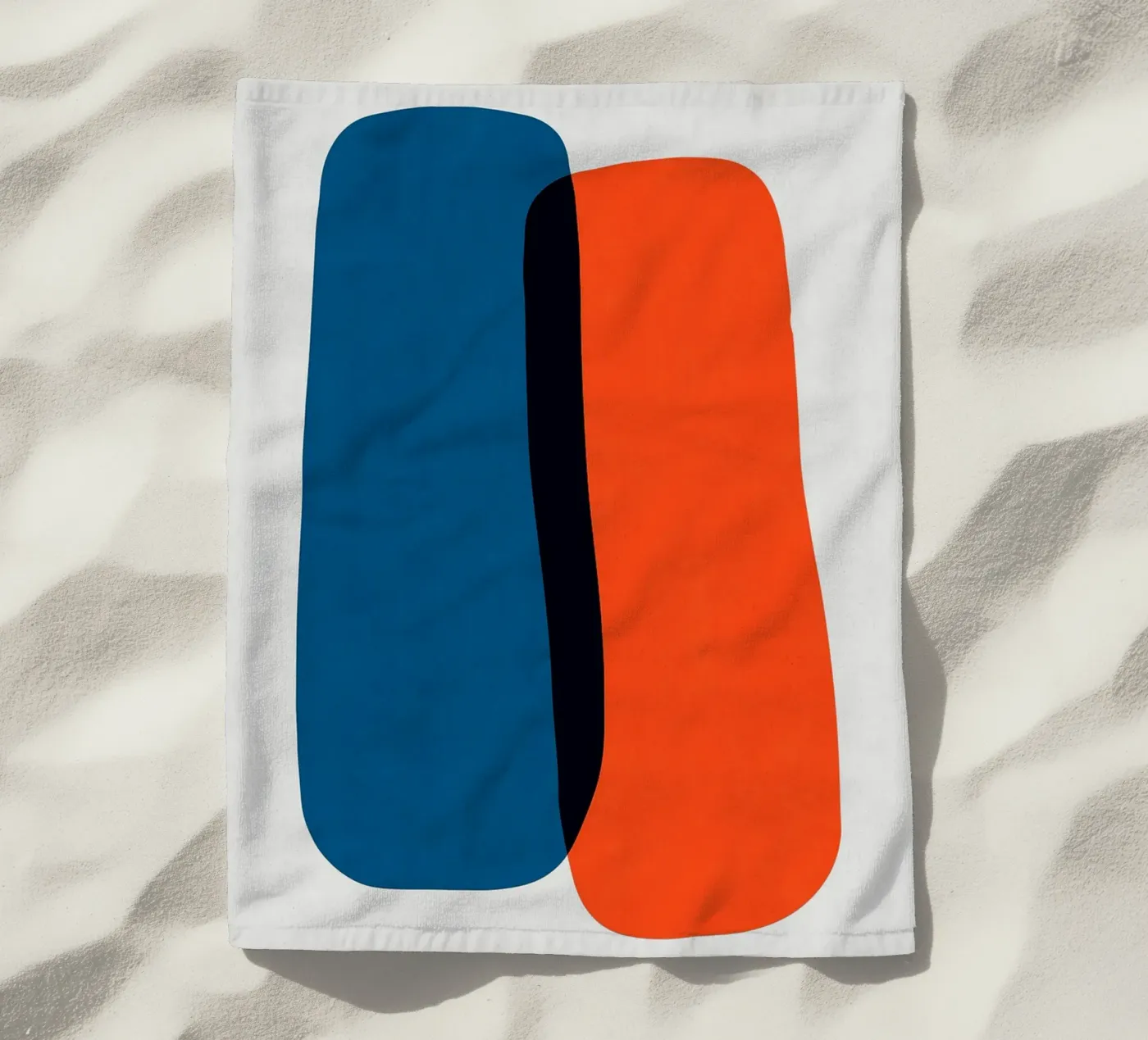 blue and red telo mare da Rick Thompson