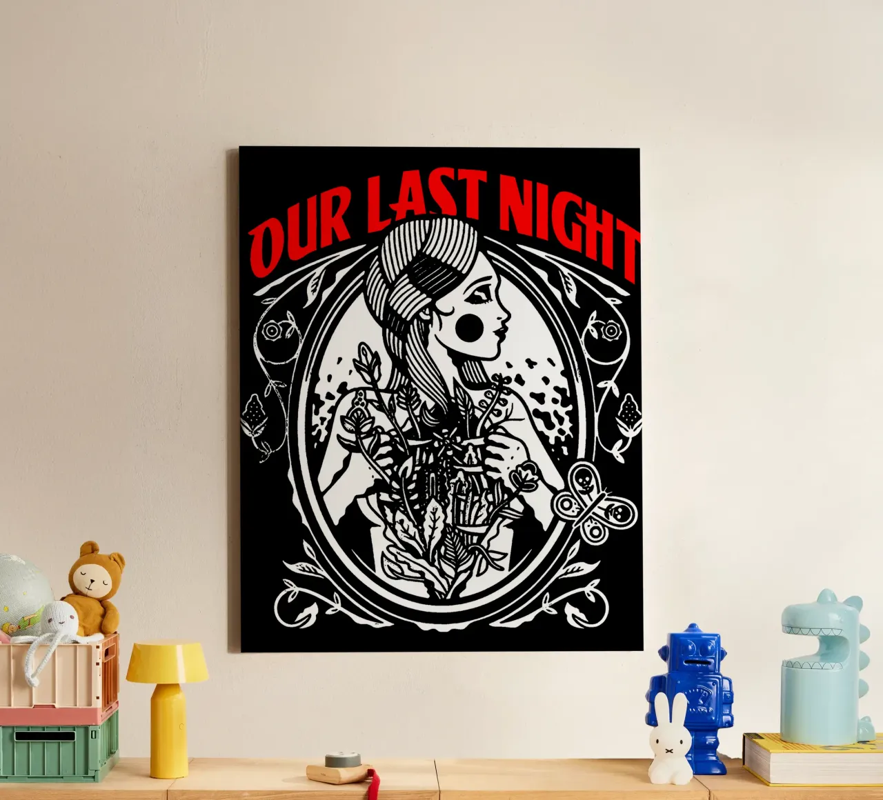 Maglietta classica Our Last NIght tela con Cornice a cassetta da bloodstreetmagazine