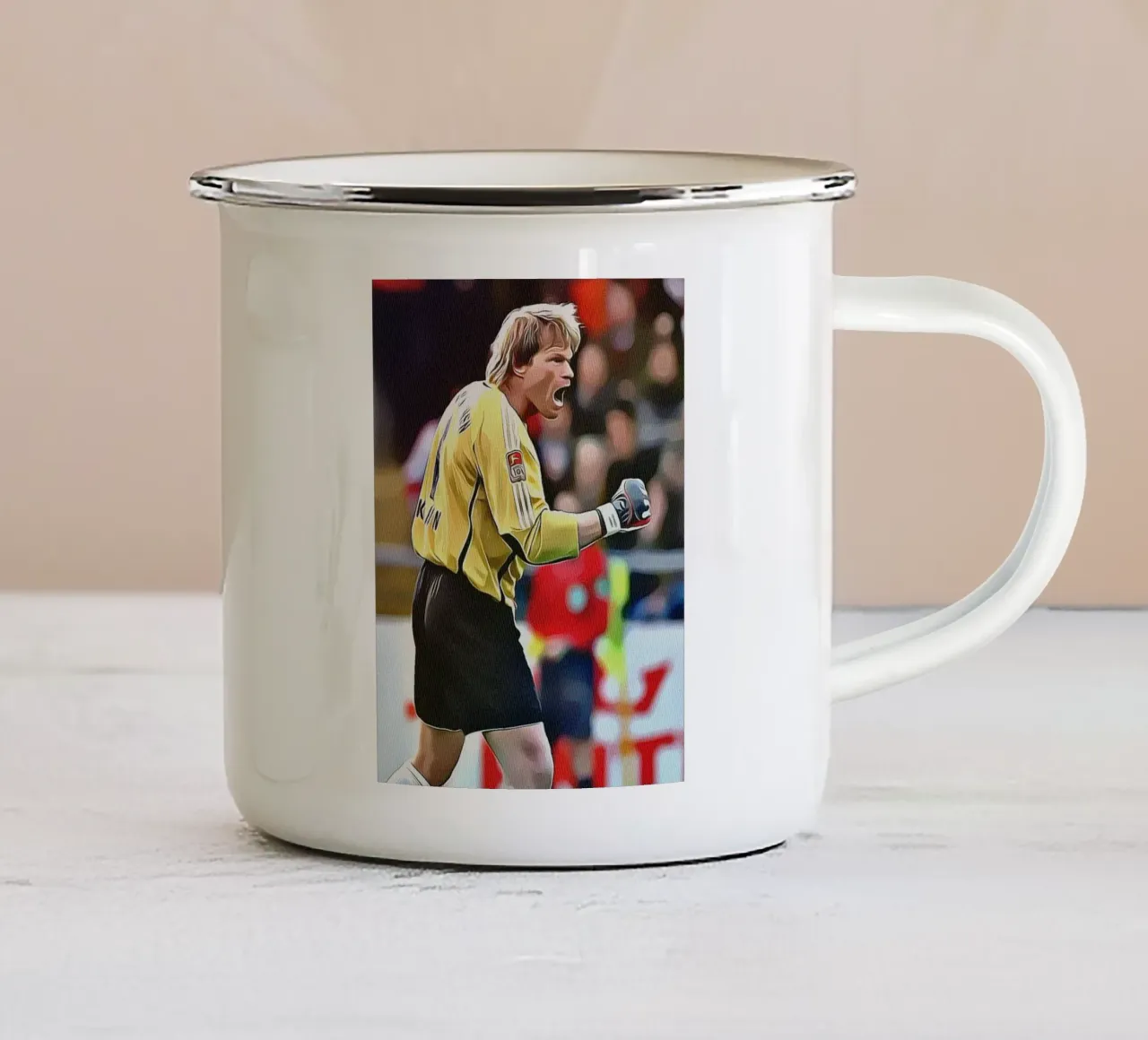 Oliver Kahn tazza in smalto da dark eagle