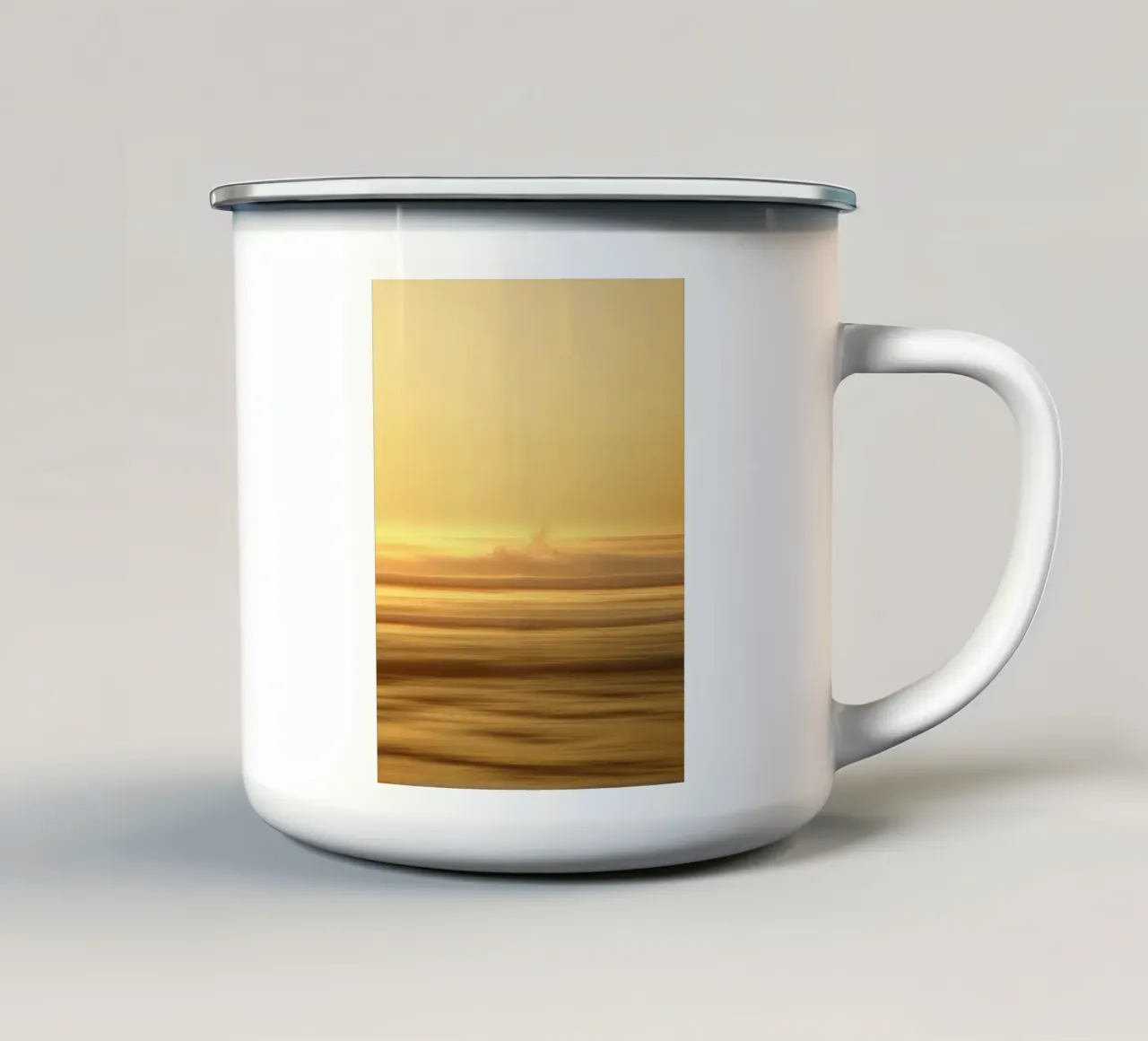 Waves of Gold tazza in smalto da Thilo Grøsch