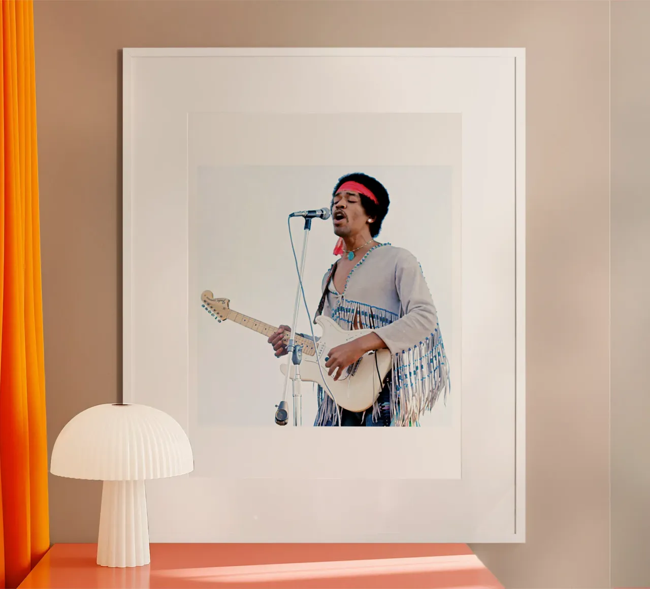 Le leggende della chitarra di Jimi Hendrix poster da leguesdreams