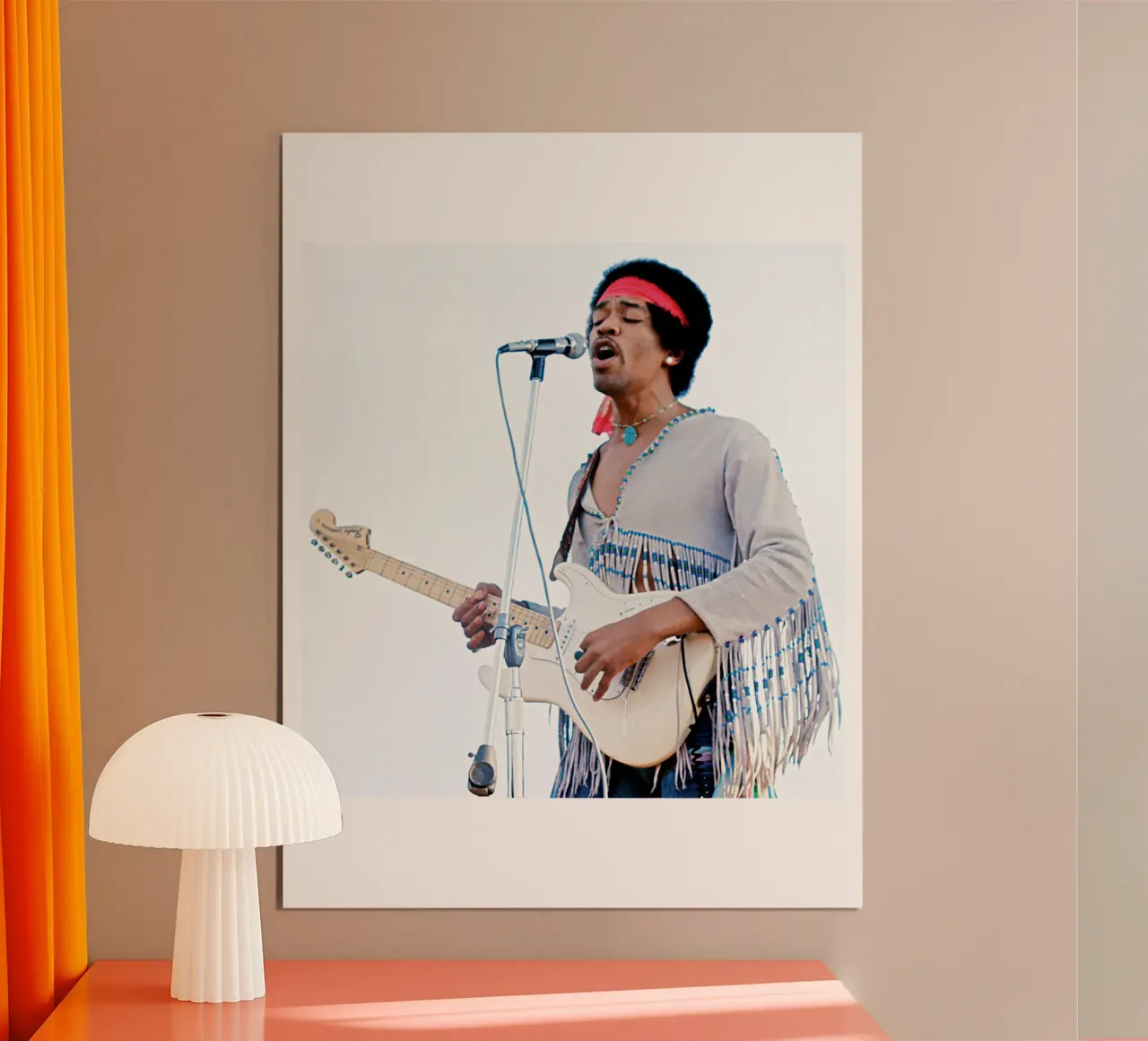 Le leggende della chitarra di Jimi Hendrix poster da leguesdreams