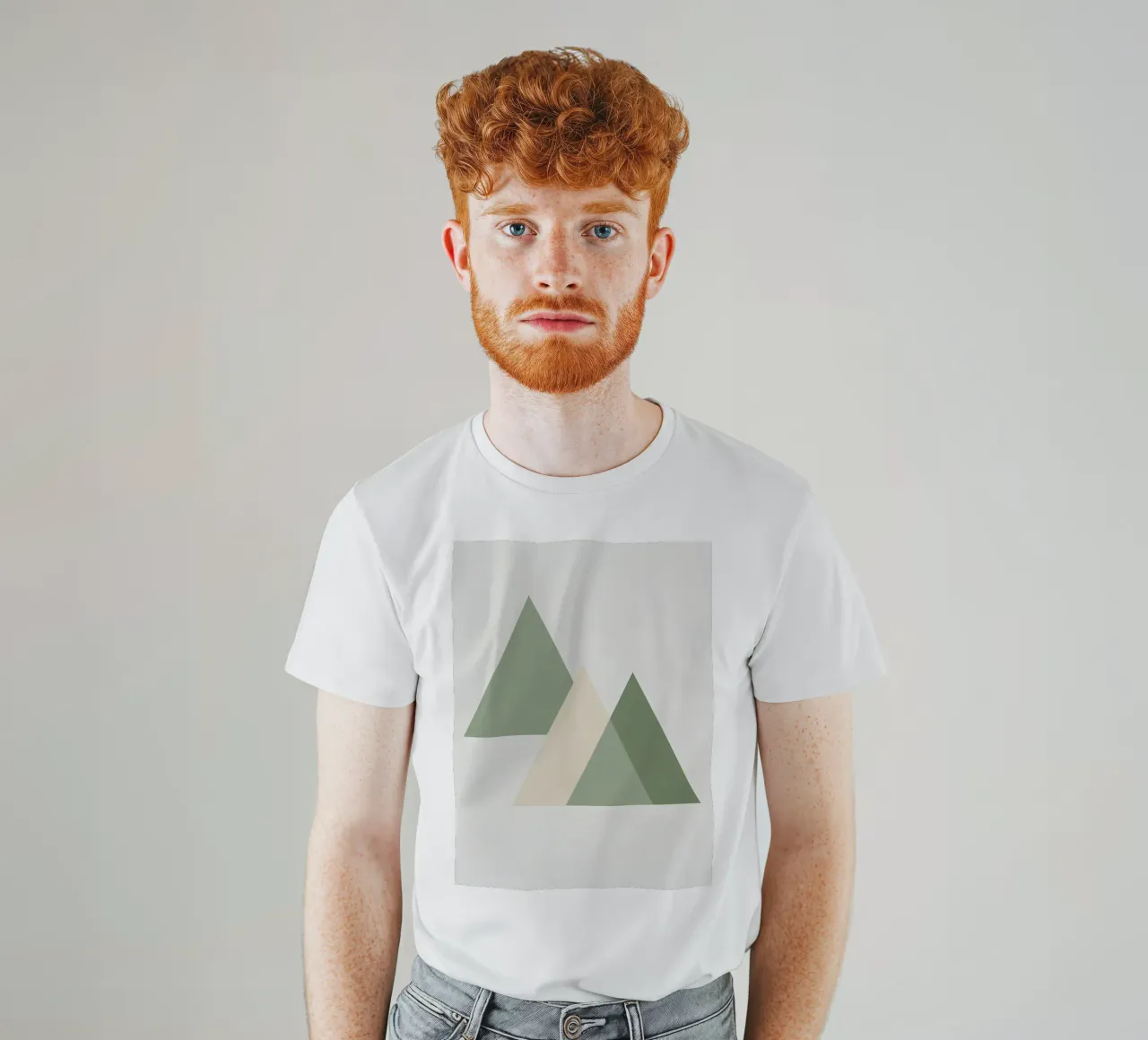 Composición triangular camiseta de Botanical Gallery