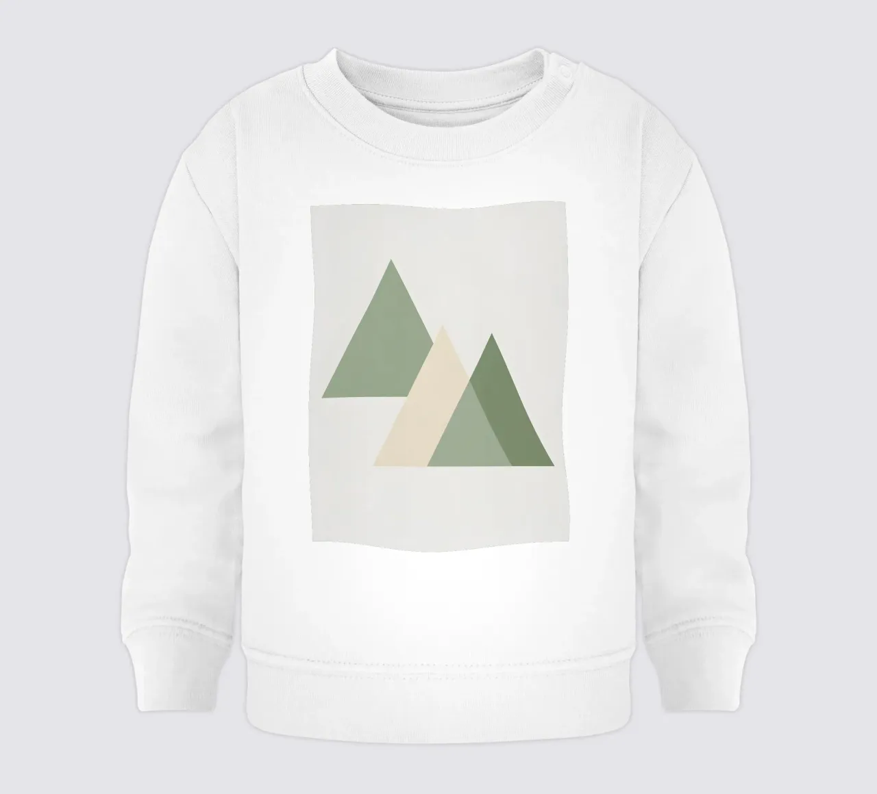 Composición triangular sudadera de bebé de Botanical Gallery
