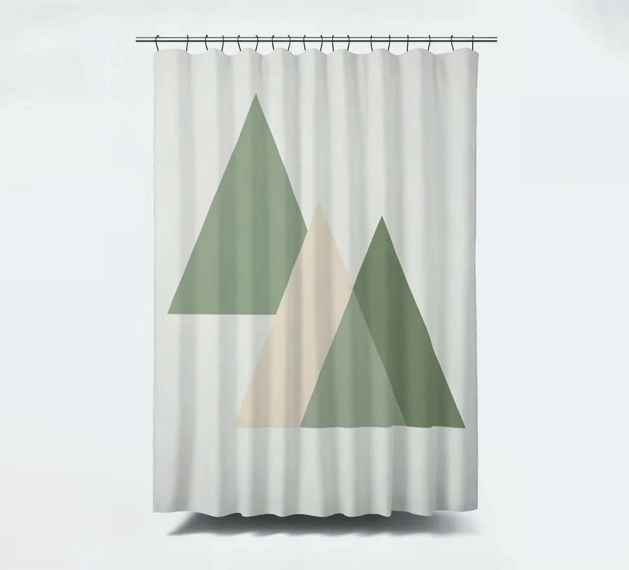 Composición triangular cortina de baño de Botanical Gallery
