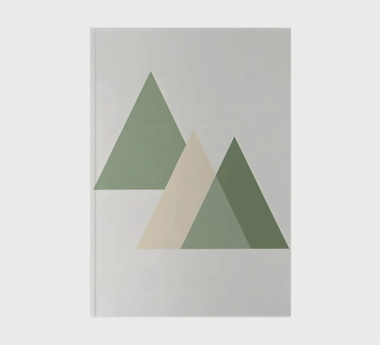 Triangle Composition notebook by Botanical Gallery