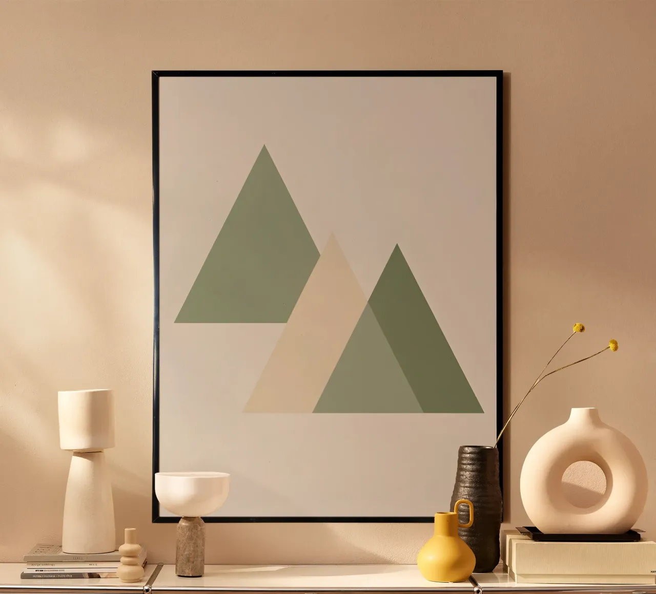 Composizione del triangolo poster da The Green Room