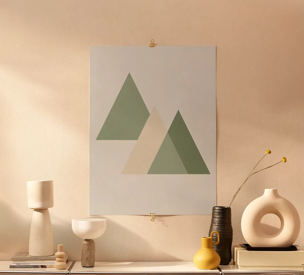 Composizione del triangolo poster da The Green Room