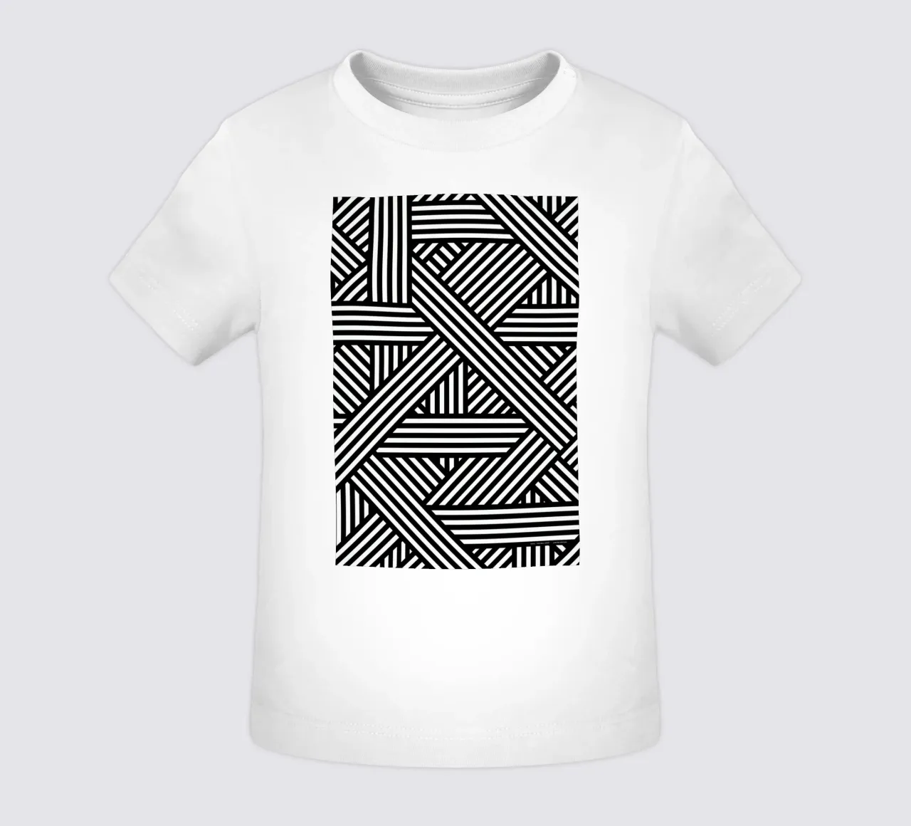 B&W Lines camiseta de bebé de The Wall Shop