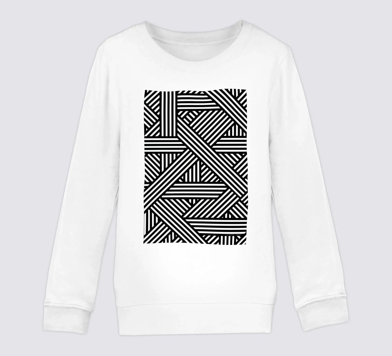 B&W Lines felpa bambino da The Wall Shop