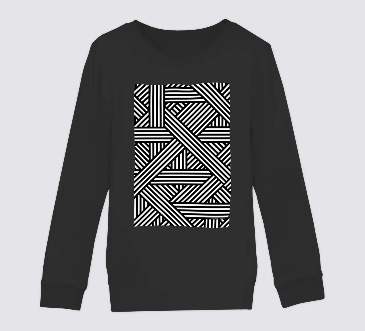 B&W Lines felpa bambino da The Wall Shop