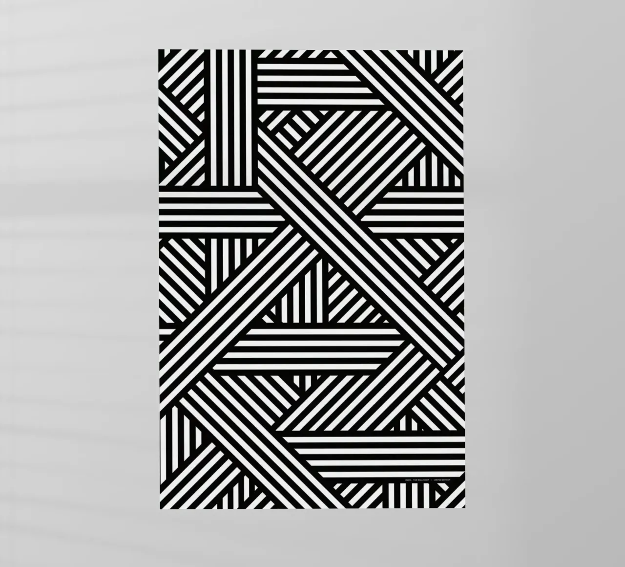 B&W Lines Backlit Folie von The Wall Shop