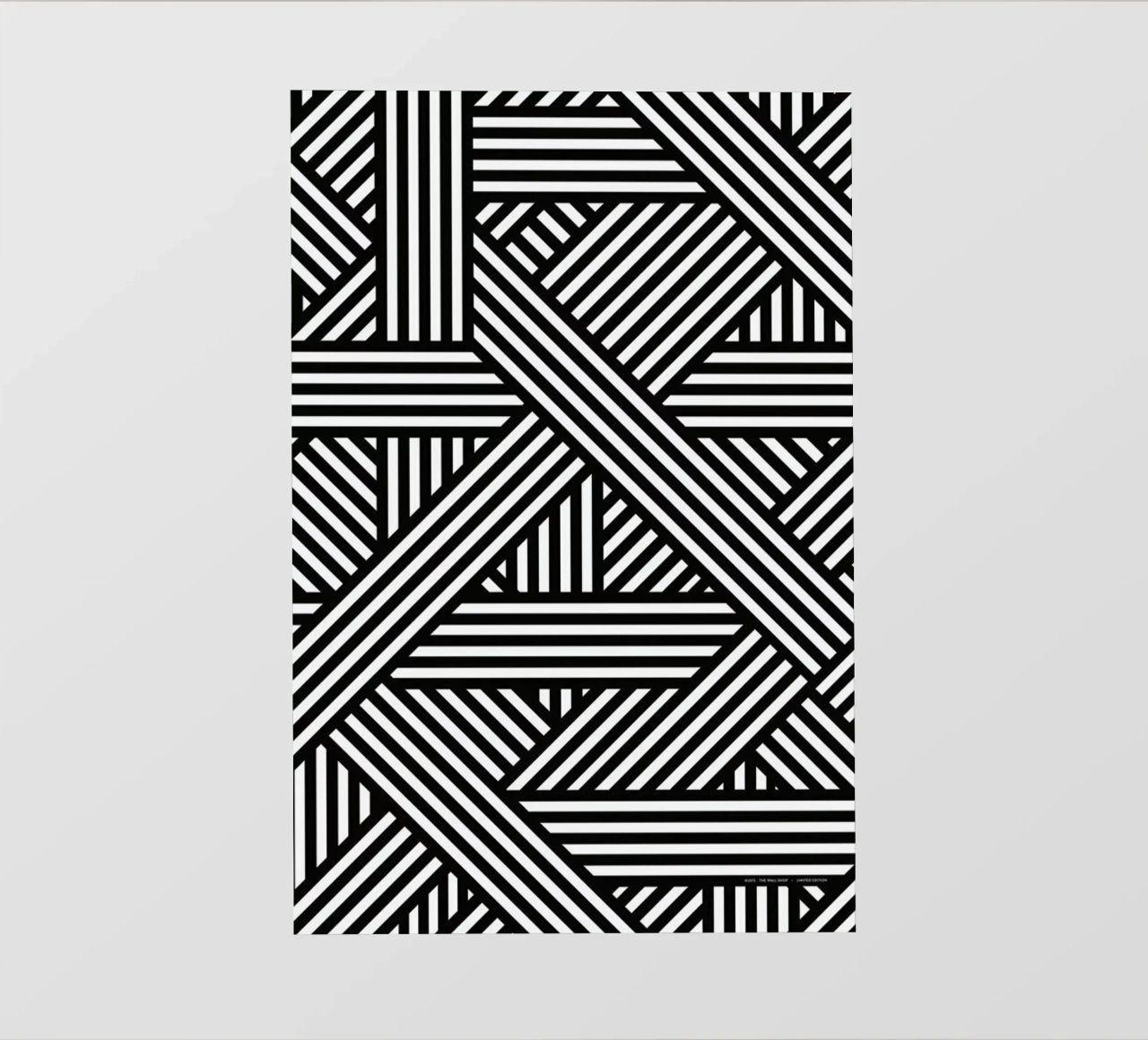 B&W Lines Backlit Folie von The Wall Shop